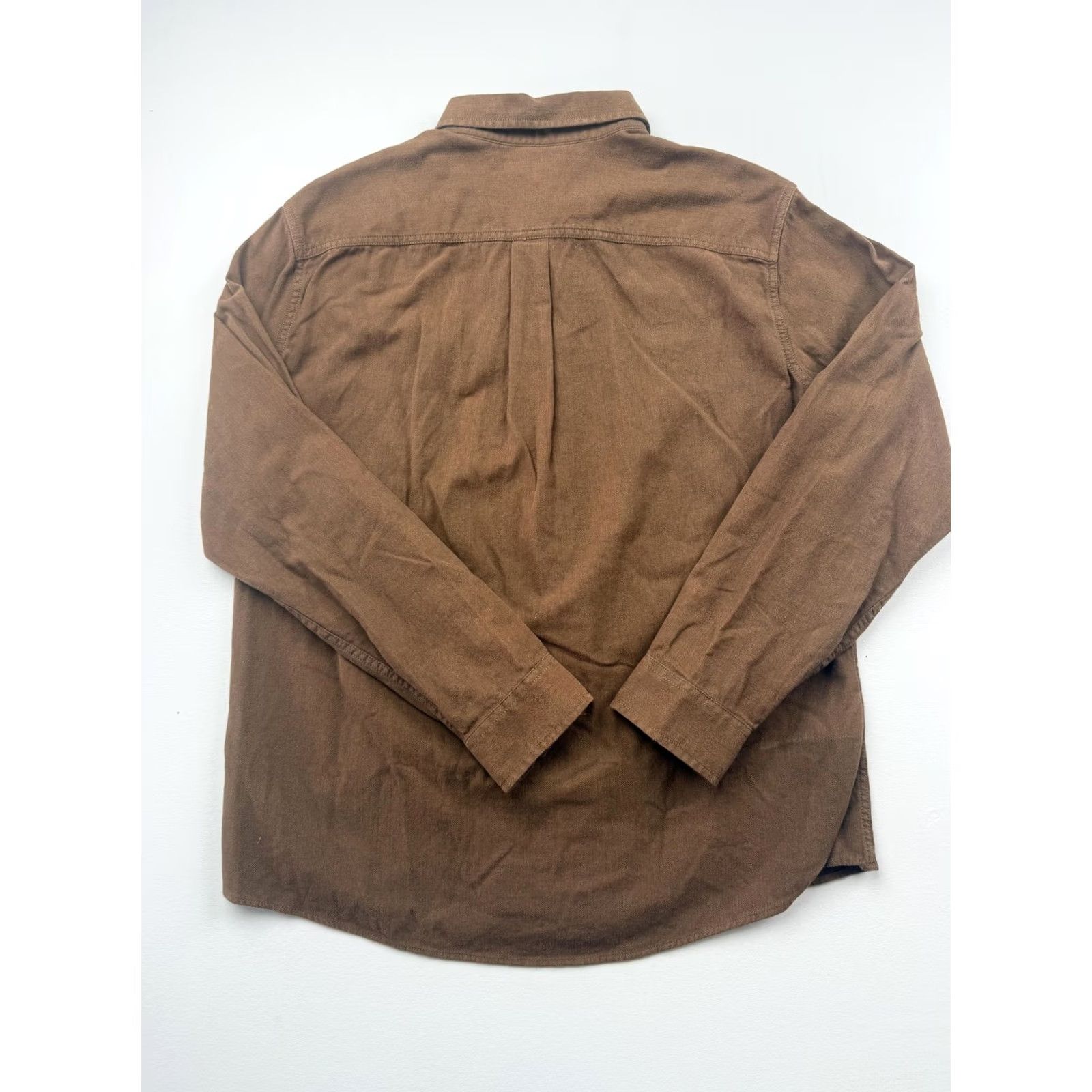 Eddie Bauer Eddie Bauer Shirt Mens L Brown Herringbone Long Sleeve Button-Up Casual Size US L / EU 52-54 / 3 - 2 Thumbnail
