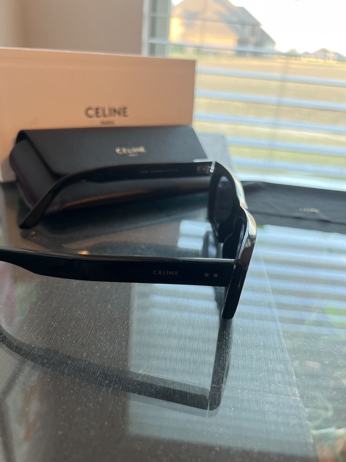 Celine Black Celine Shades Size ONE SIZE - 2 Thumbnail