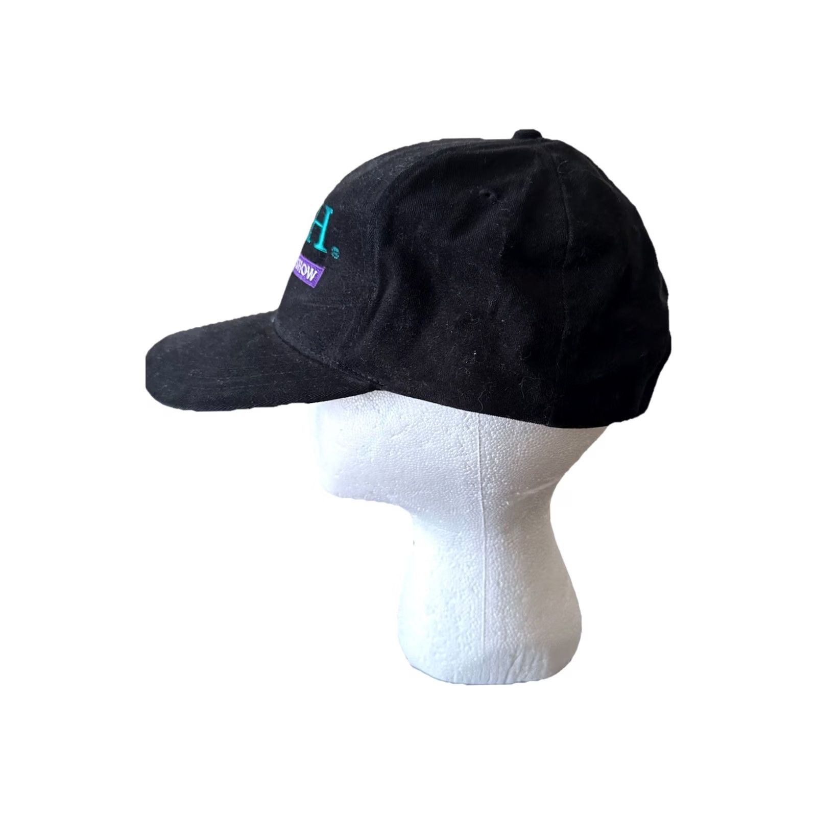 Vintage VINTAGE Oprah Winfrey Show Baseball Cap Black 90s Promo Hat NWOT RARE Men One Size Black Womens Mens Girls Size ONE SIZE - 3 Thumbnail