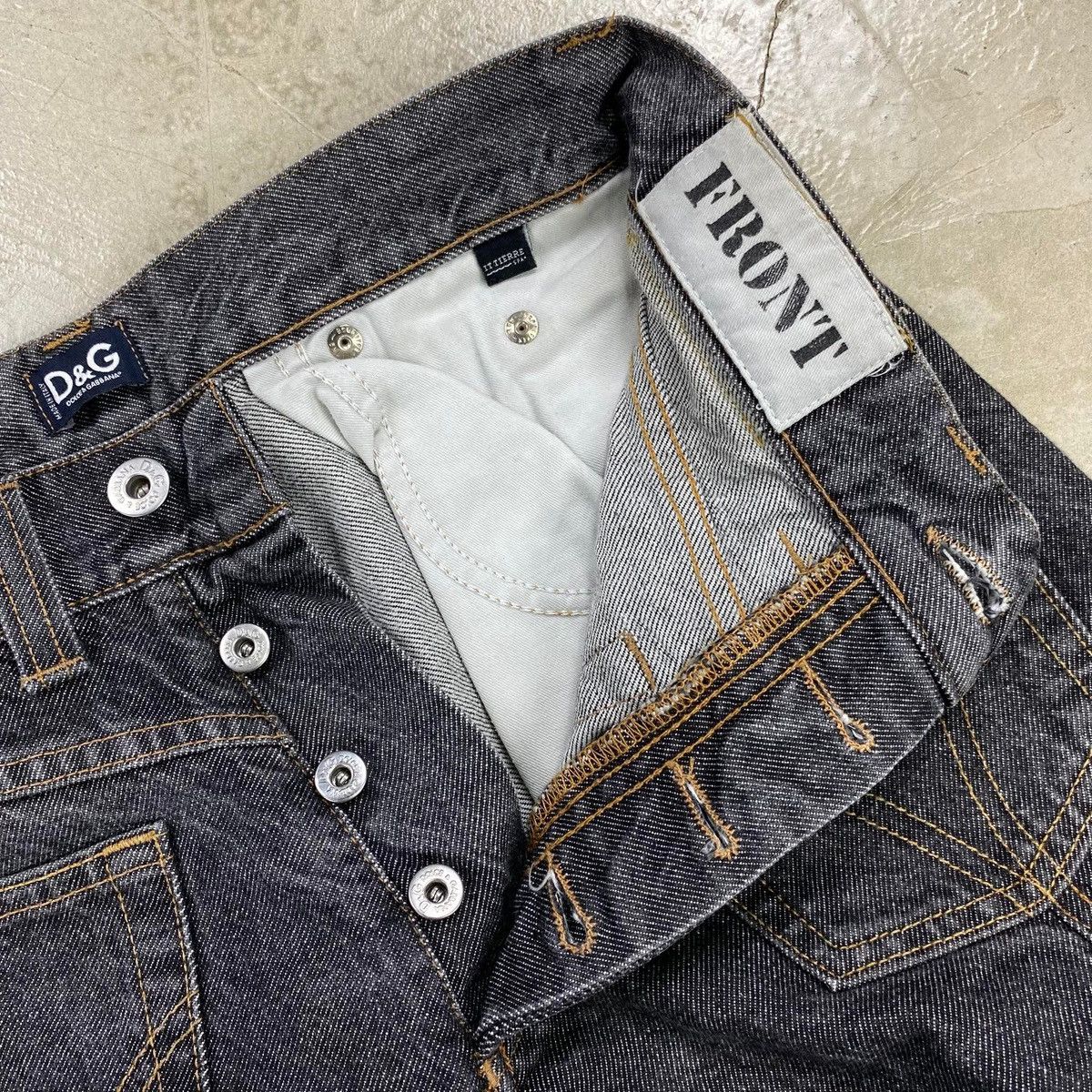 Dolce & Gabbana Back - Front’ Reversed Carpenter Denim Pants Size US 29 - 5 Thumbnail