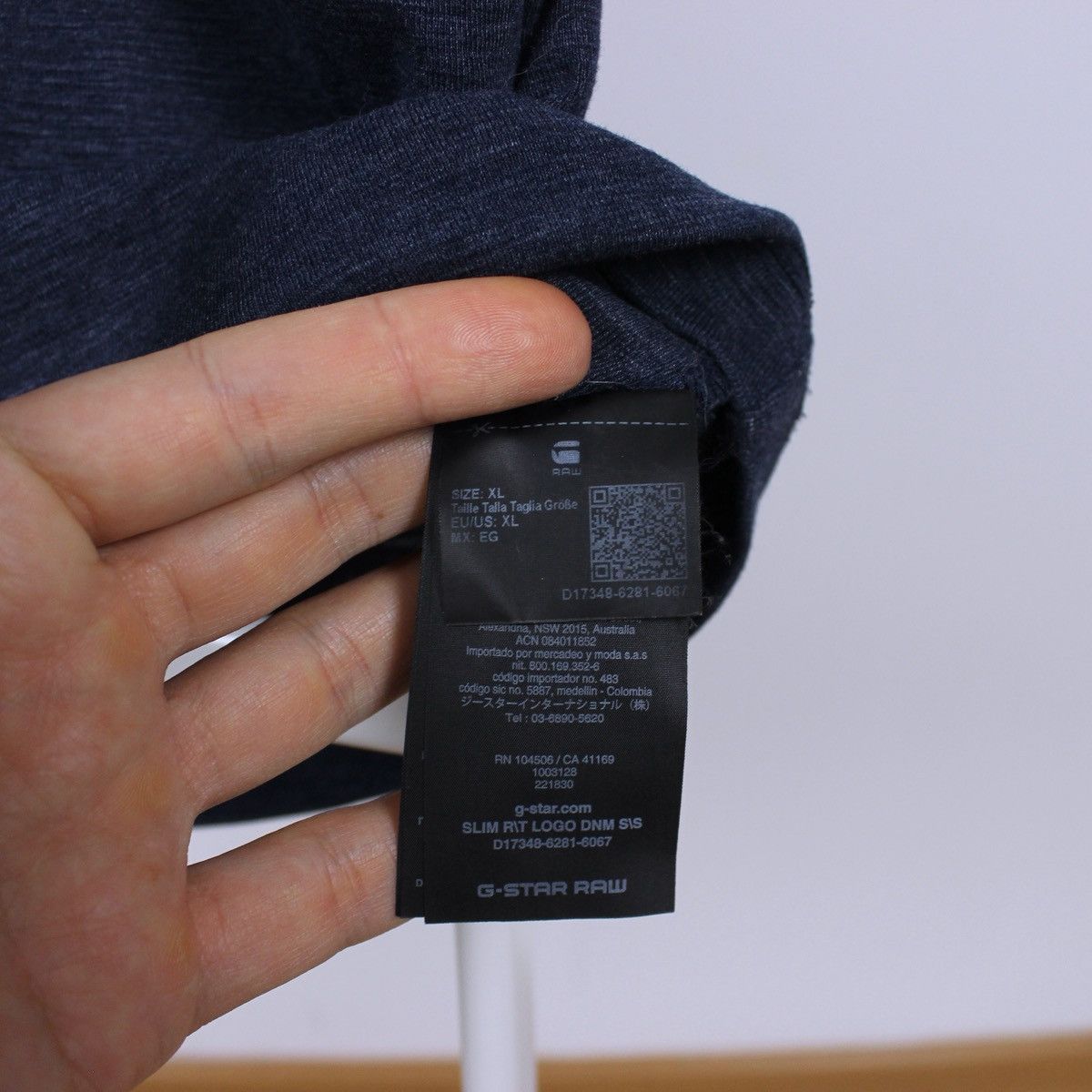 G-Star G-Star Raw Denim Short Sleeve T-Shirt Size US XL / EU 56 / 4 - 6 Thumbnail