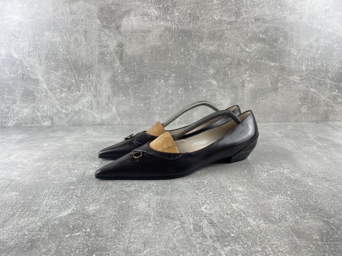 Christian Dior Monsieur Christian Dior Galliano 00s Leather Logo Pumps Heels Shoes Size US 9.5 / IT 39.5 - 1 Thumbnail