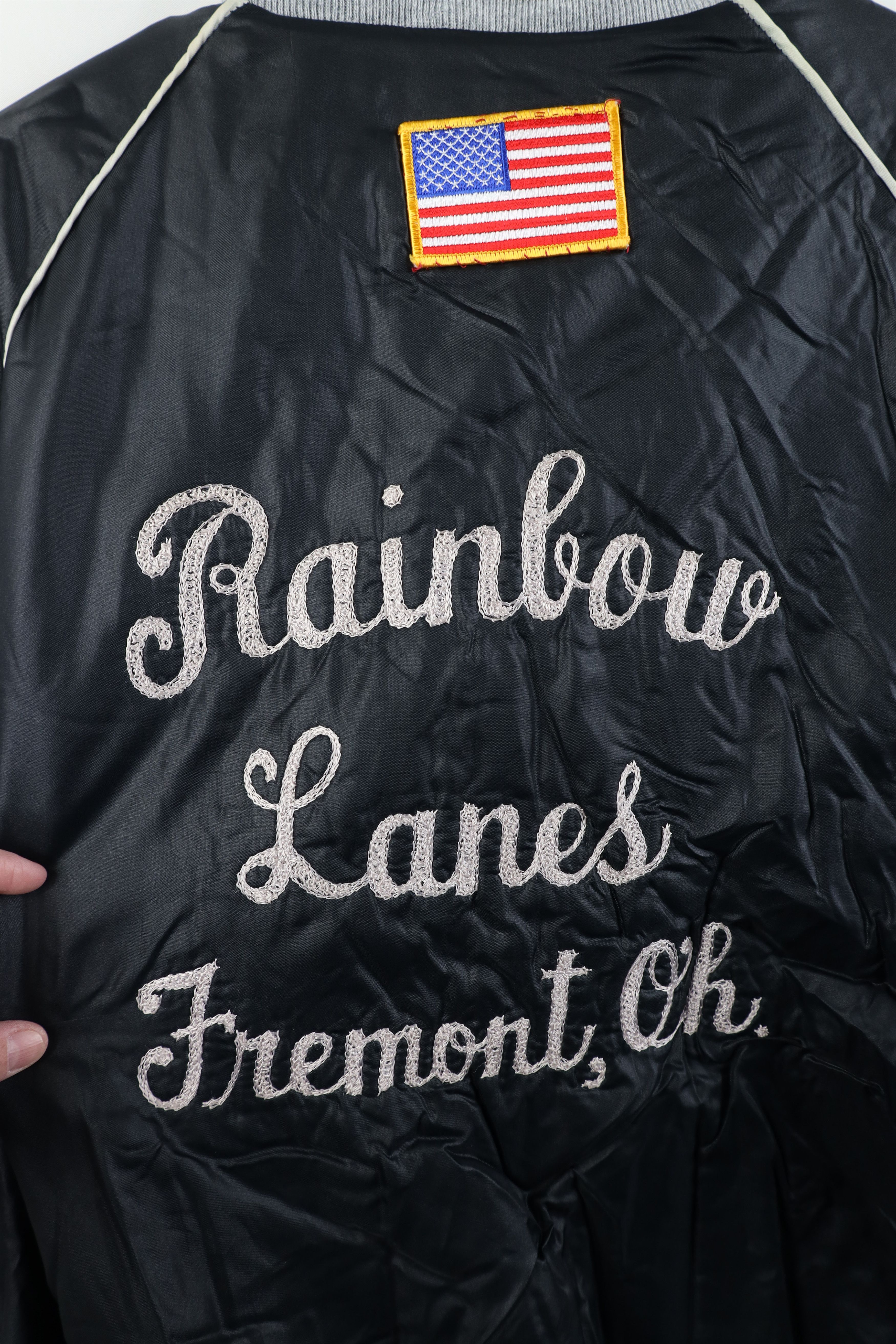 Vintage Vintage 70s 80s Rainbow Lanes Bowling Bomber Jacket US Size US L / EU 52-54 / 3 - 12 Thumbnail