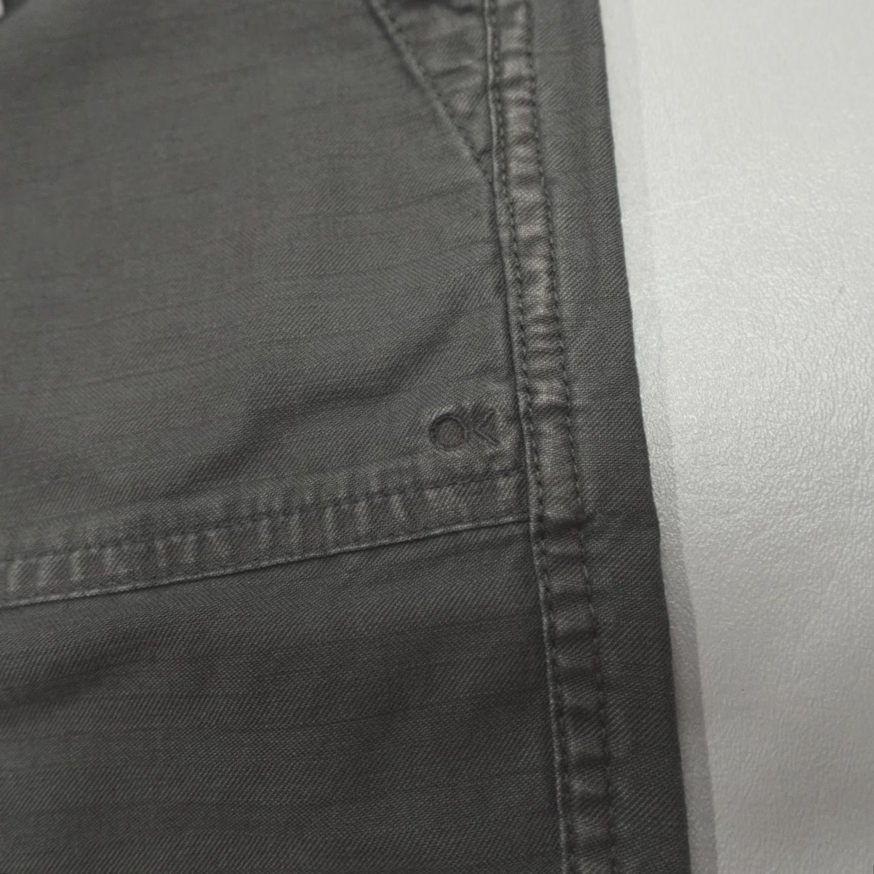 Outerknown Outerknown The Utilitarian Pants Men 28x32 Organic Cotton SOT Grey Cargo Pants Straight Leg Regular Fit (Gray) Size US 28 / EU 44 - 2 Thumbnail