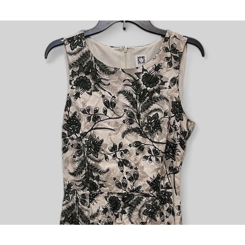 Anne Klein Anne Klein Flower Paisley Dress Size 10 Sleeveless Mid Size L / US 10 / IT 46 - 2 Thumbnail