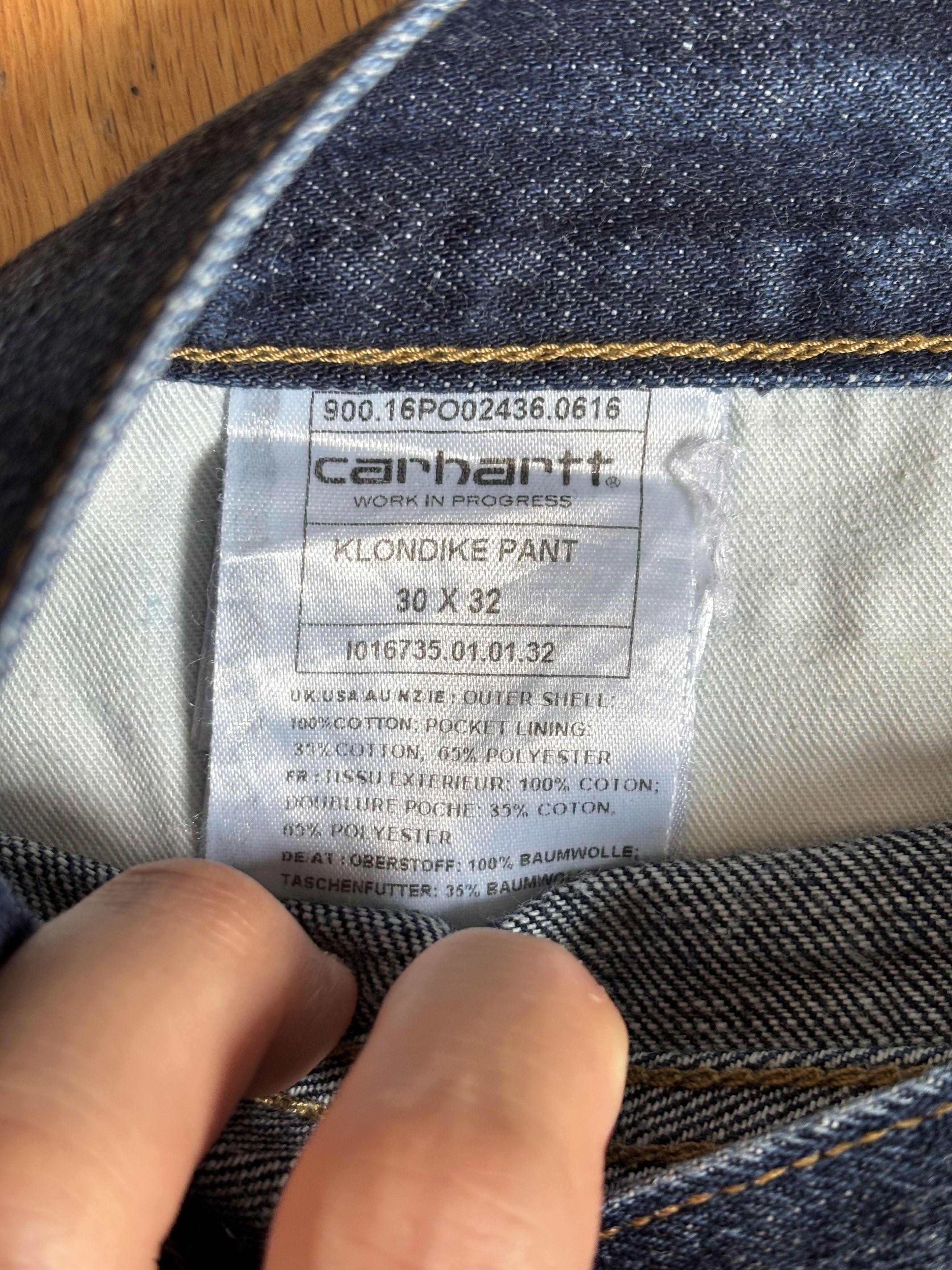 Carhartt Wip Carhartt WIP Klondike Jeans 30x32 Size US 30 / EU 46 - 4 Thumbnail
