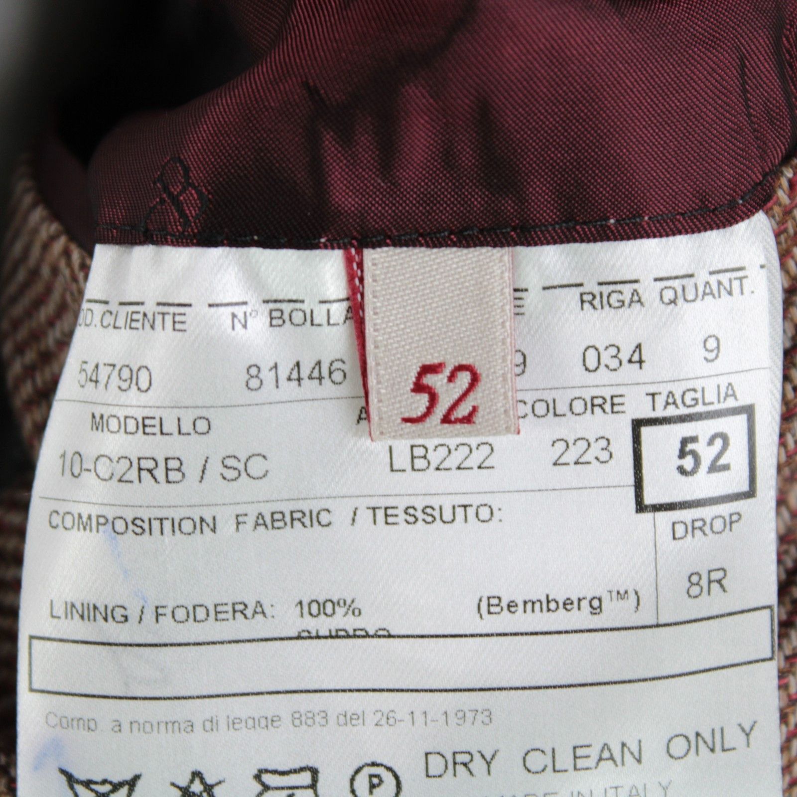 Luciano Barbera Luciano Barbera Sport Coat Size 42 US in Brown Size 42R - 8 Thumbnail