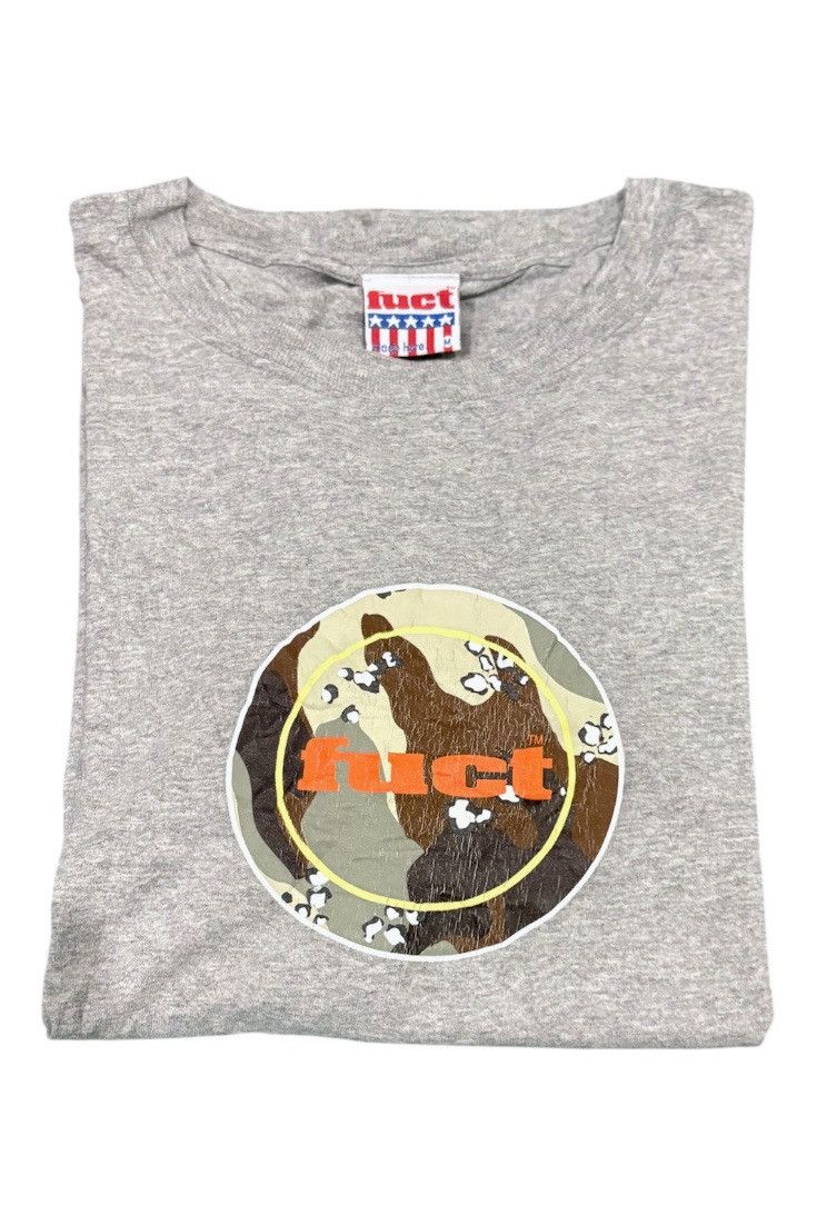 Vintage FUCT CIRCLE LOGO CAMO tshirt