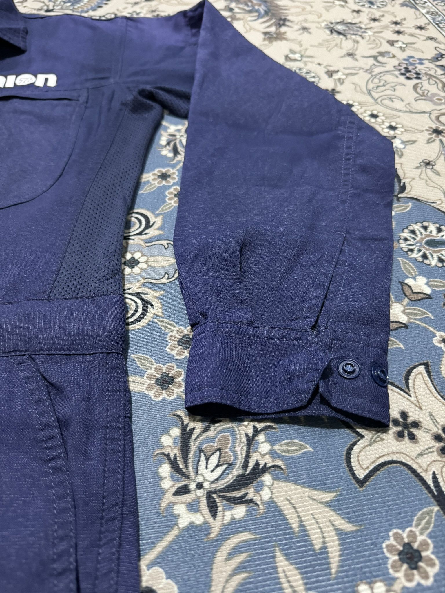 Harley Davidson × Sports Specialties Vintage Rare Union 76 Lubricants Checked Flag Coverall Size US 36 / EU 52 - 8 Thumbnail