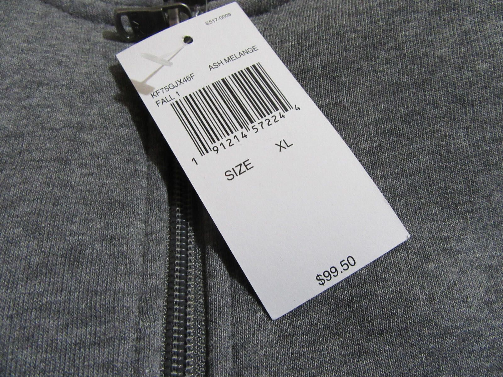 Michael Kors Michael Kors Mens Hoodie Ash Melange Grey Size XL NWT Size US XL / EU 56 / 4 - 4 Thumbnail