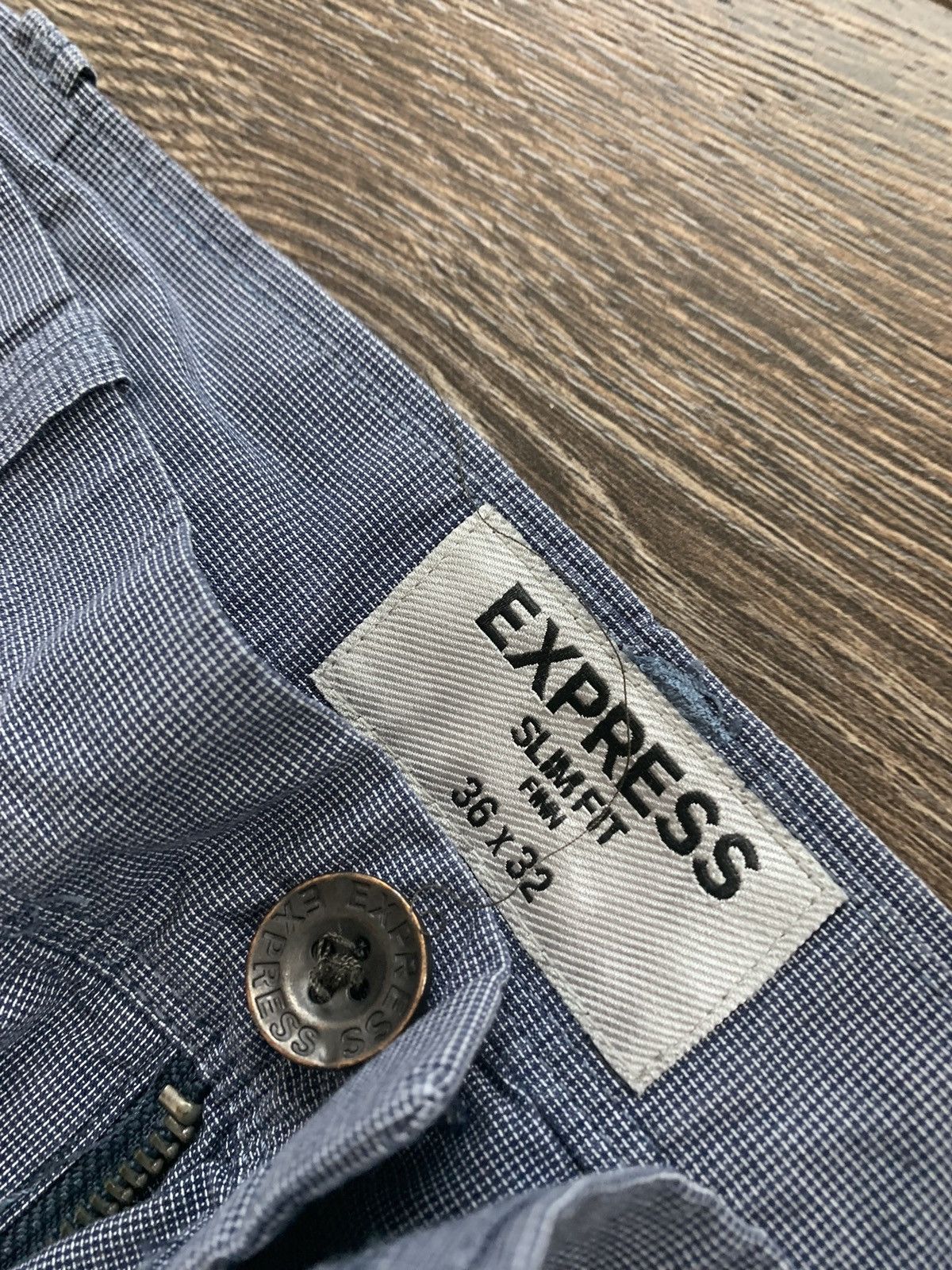 Express Express Slim Fit Pants Size US 36 / EU 52 - 2 Thumbnail