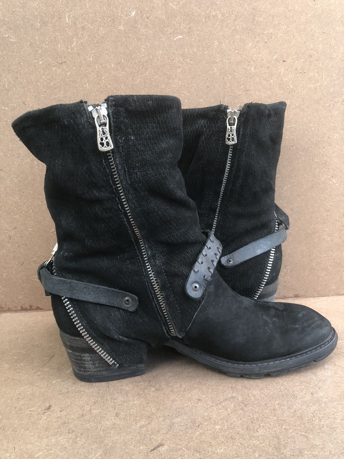 A.S.98 A.S 98 Black Suede Wen’s Boots Size 40 Size US 7 / IT 37 - 5 Thumbnail