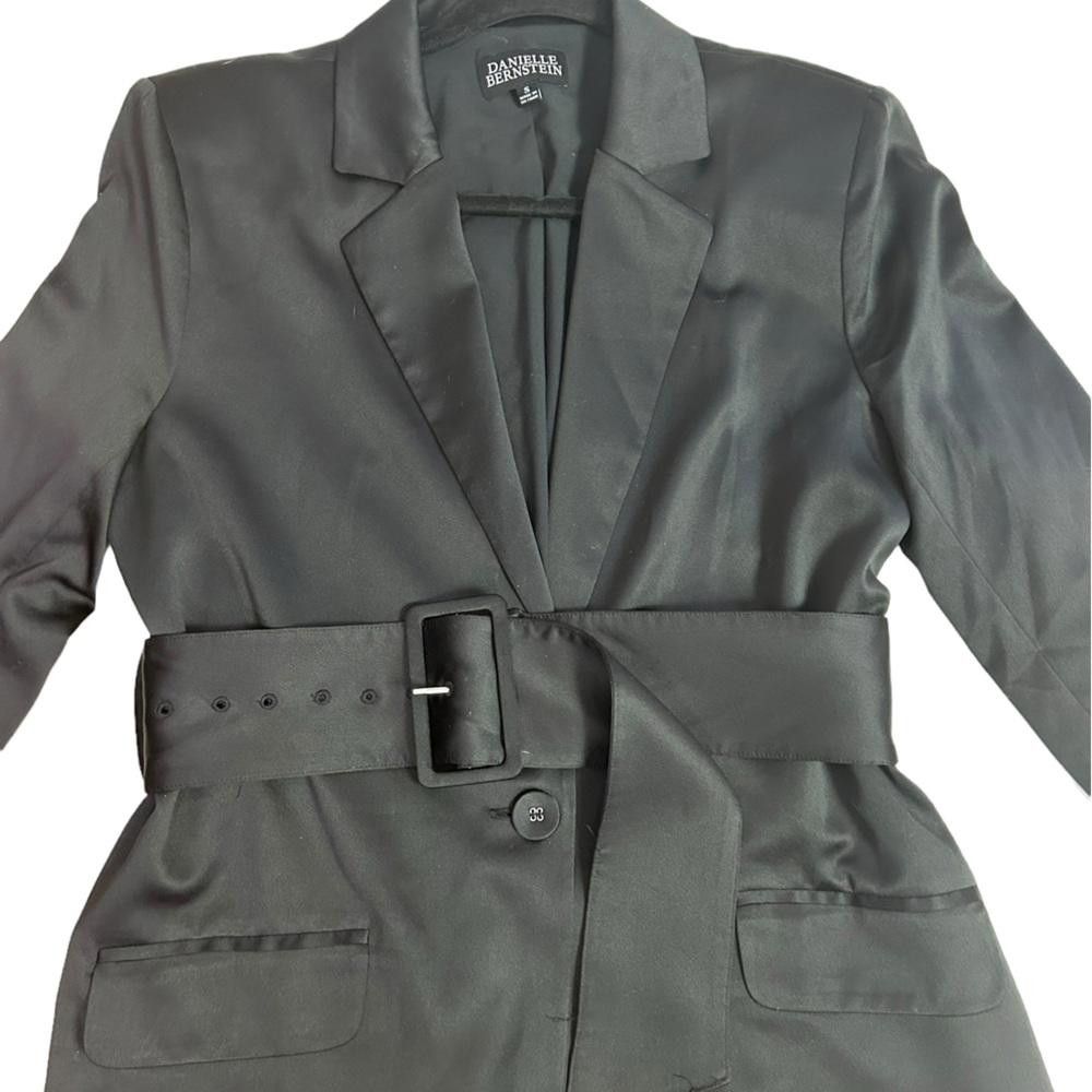 REVOLVE Danielle Bernstein l Belted Satin Blazer Small Size S / US 4 / IT 40 - 4 Thumbnail
