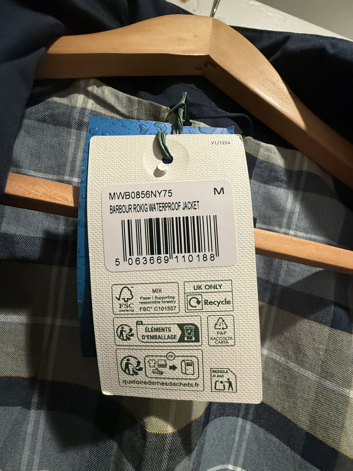 Barbour Barbour Rokig Waterproof Jacket Size US M / EU 48-50 / 2 - 9 Thumbnail