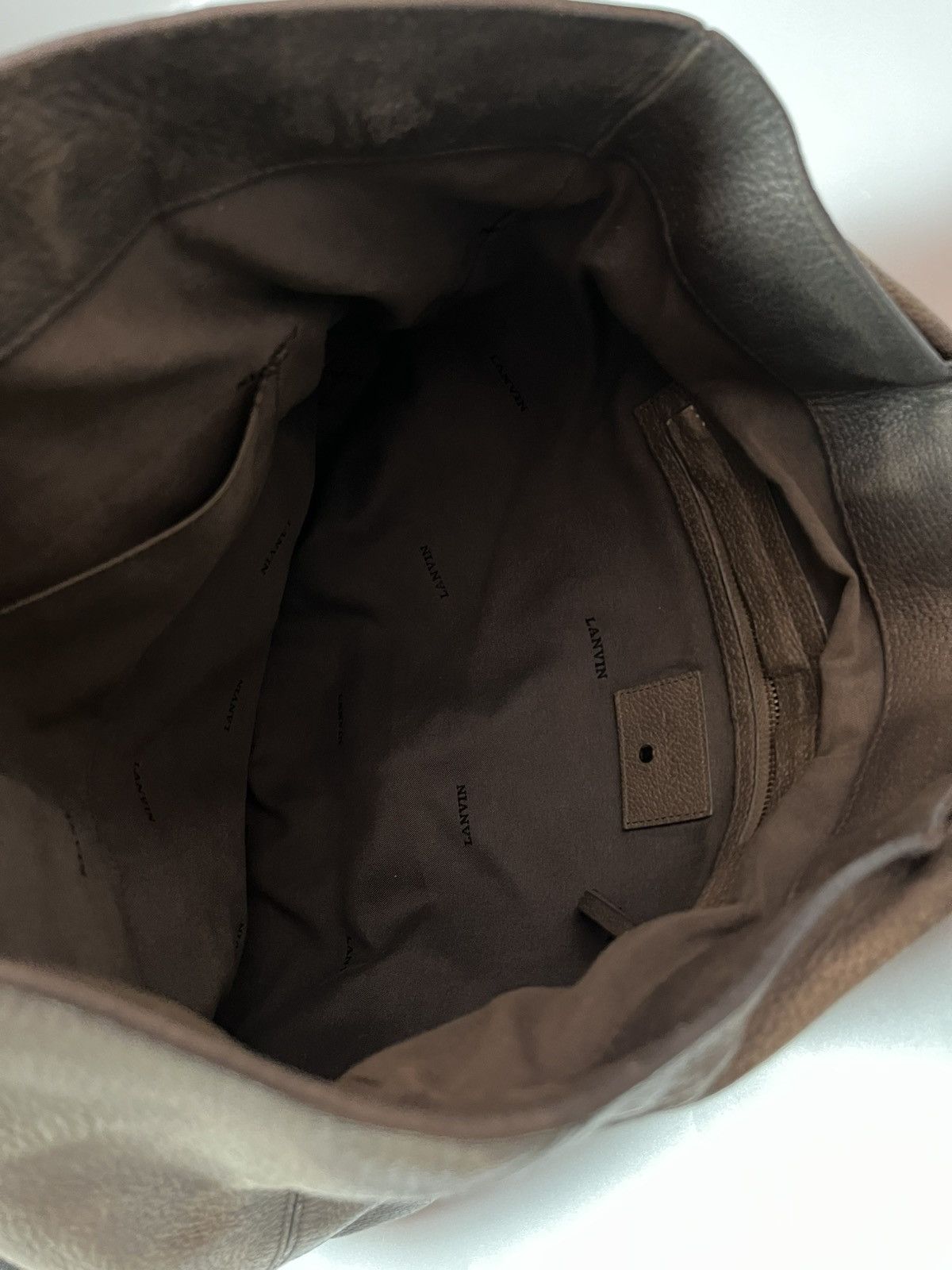 Lanvin Lanvin archived leather tote bag Size ONE SIZE - 11 Thumbnail