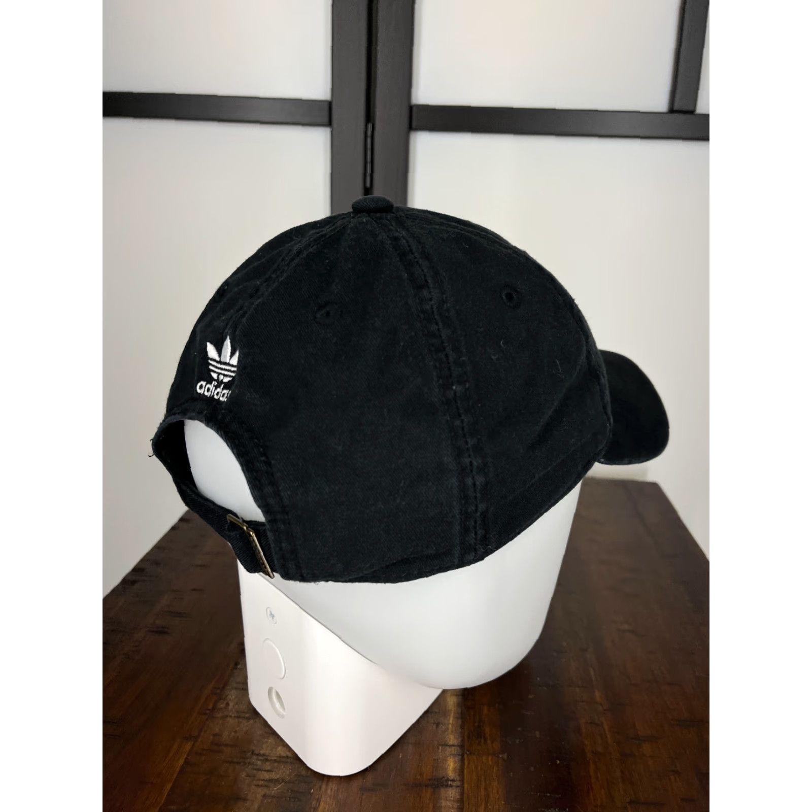 Adidas adidas Hat Cap Baseball Cap Strap Back Mens One Size Black 100% Cotton Twill 3 Stripes Golf Golfer Size ONE SIZE - 7 Thumbnail