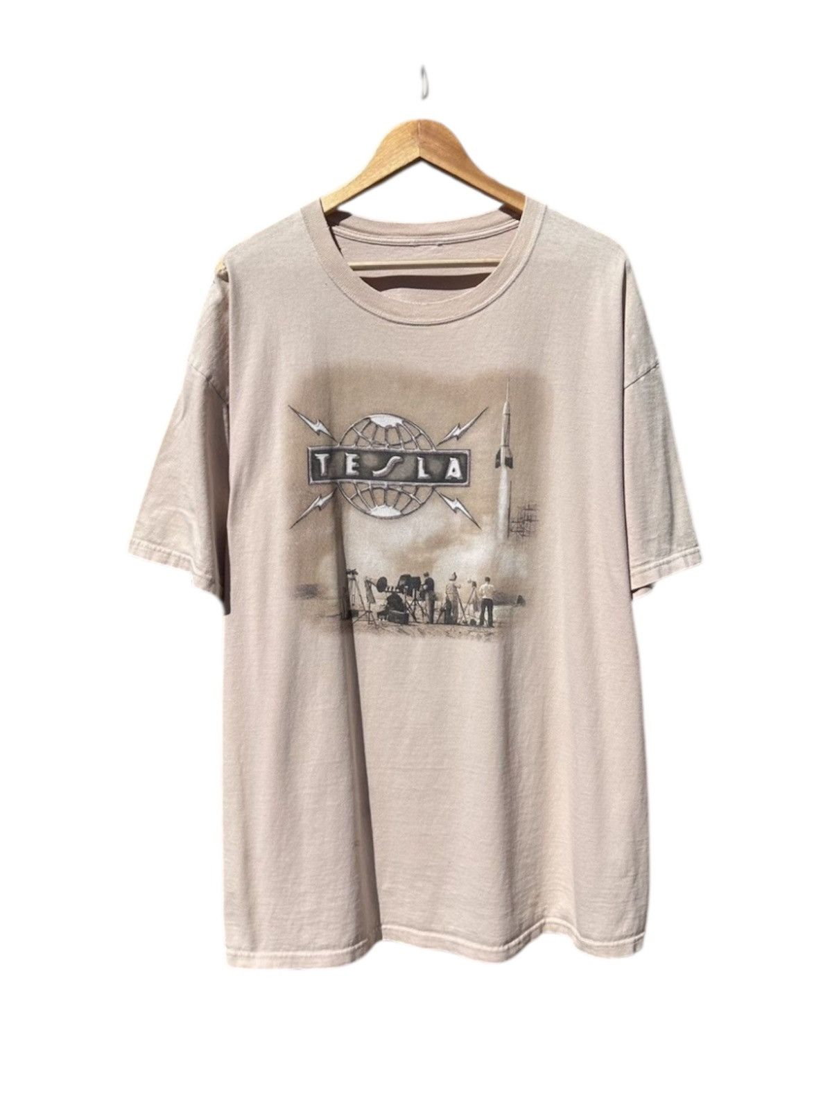 Band Tees 2000’s Tesla North American Tour Tee Distressed Size US XXL / EU 58 / 5 - 1 Thumbnail