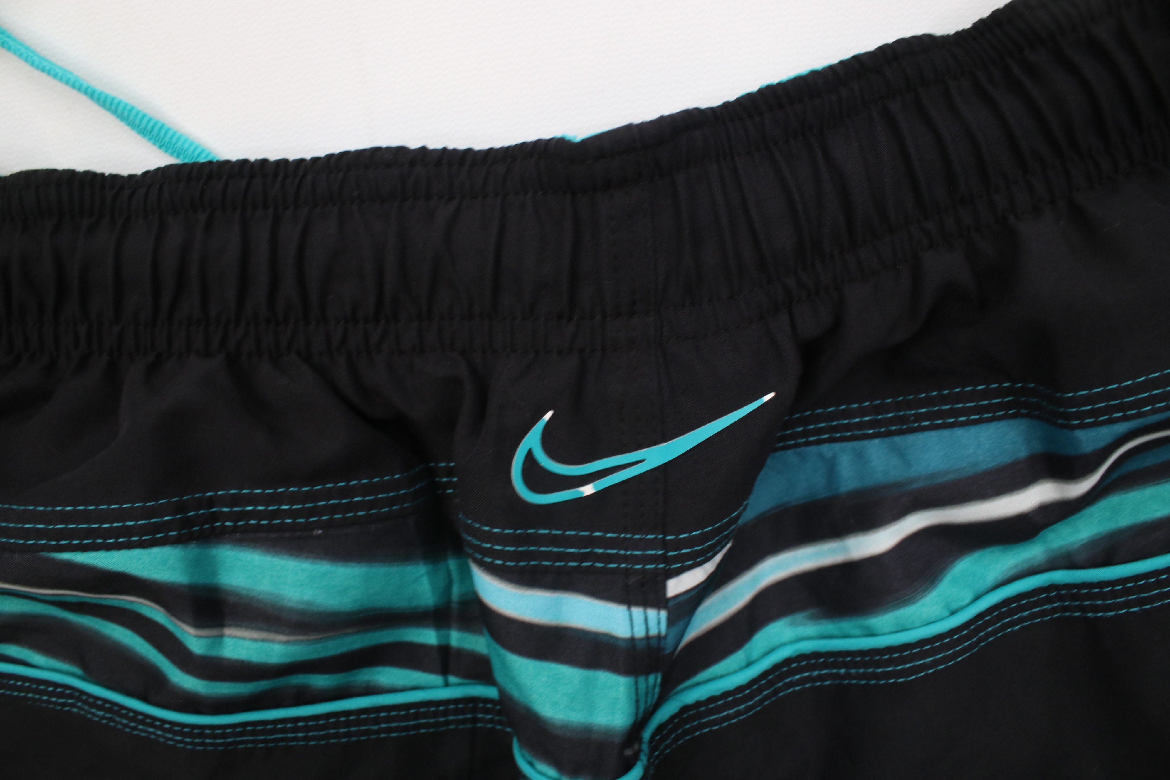 Nike Vintage Y2K Nike Scott Mini Swoosh Lined Shorts Swim Trunks Size US 34 / EU 50 - 12 Thumbnail