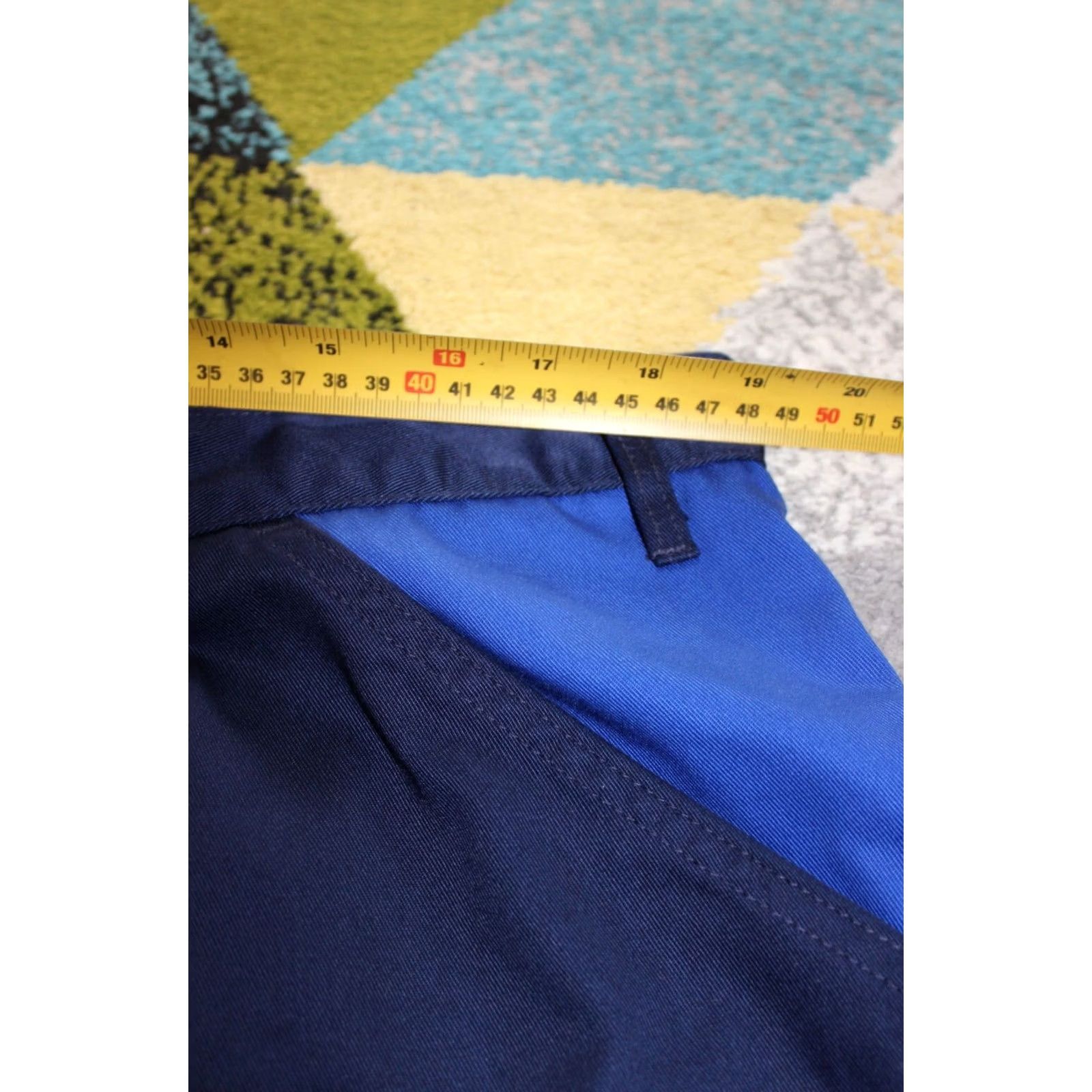 BMW VINTAGE BMW Workwear Shorts Mens 56 Blue/red Cotton 1980s Team BMW Motoren pants Size US 40 / EU 56 - 7 Thumbnail