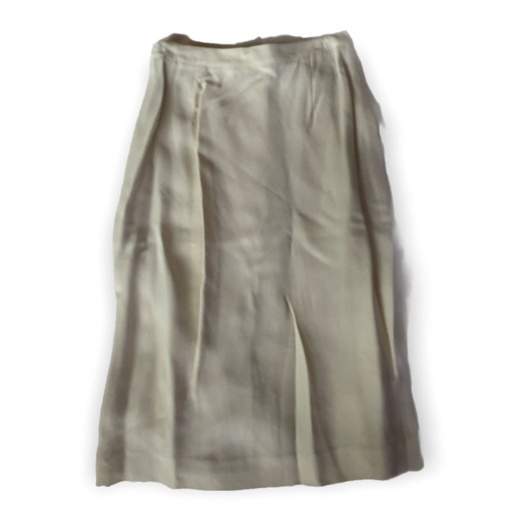 Vintage Krizia white skirt NWT
