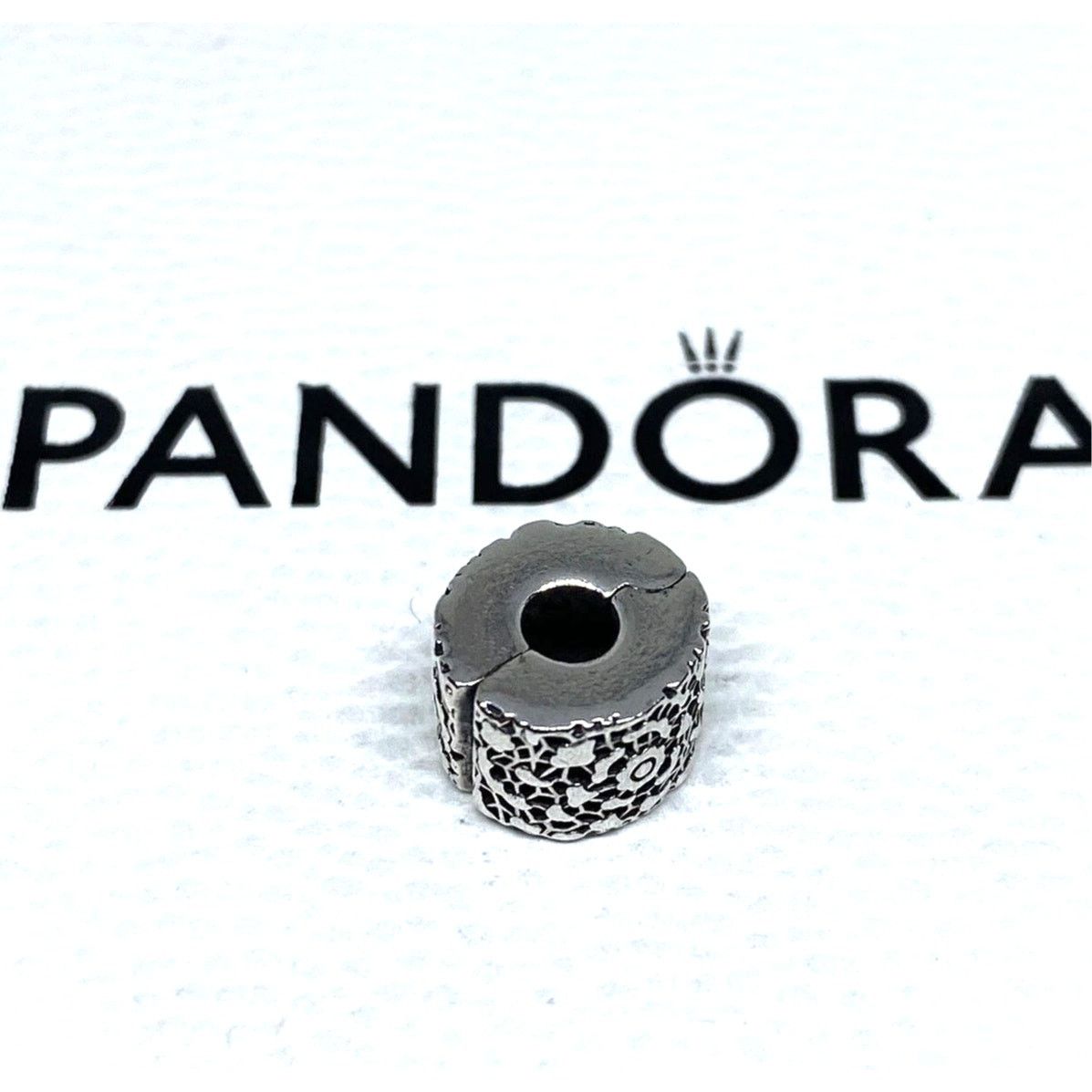 pandora PANDORA Retired Sterling Silver Layers of Lace Clip - 791758 Size ONE SIZE - 3 Thumbnail