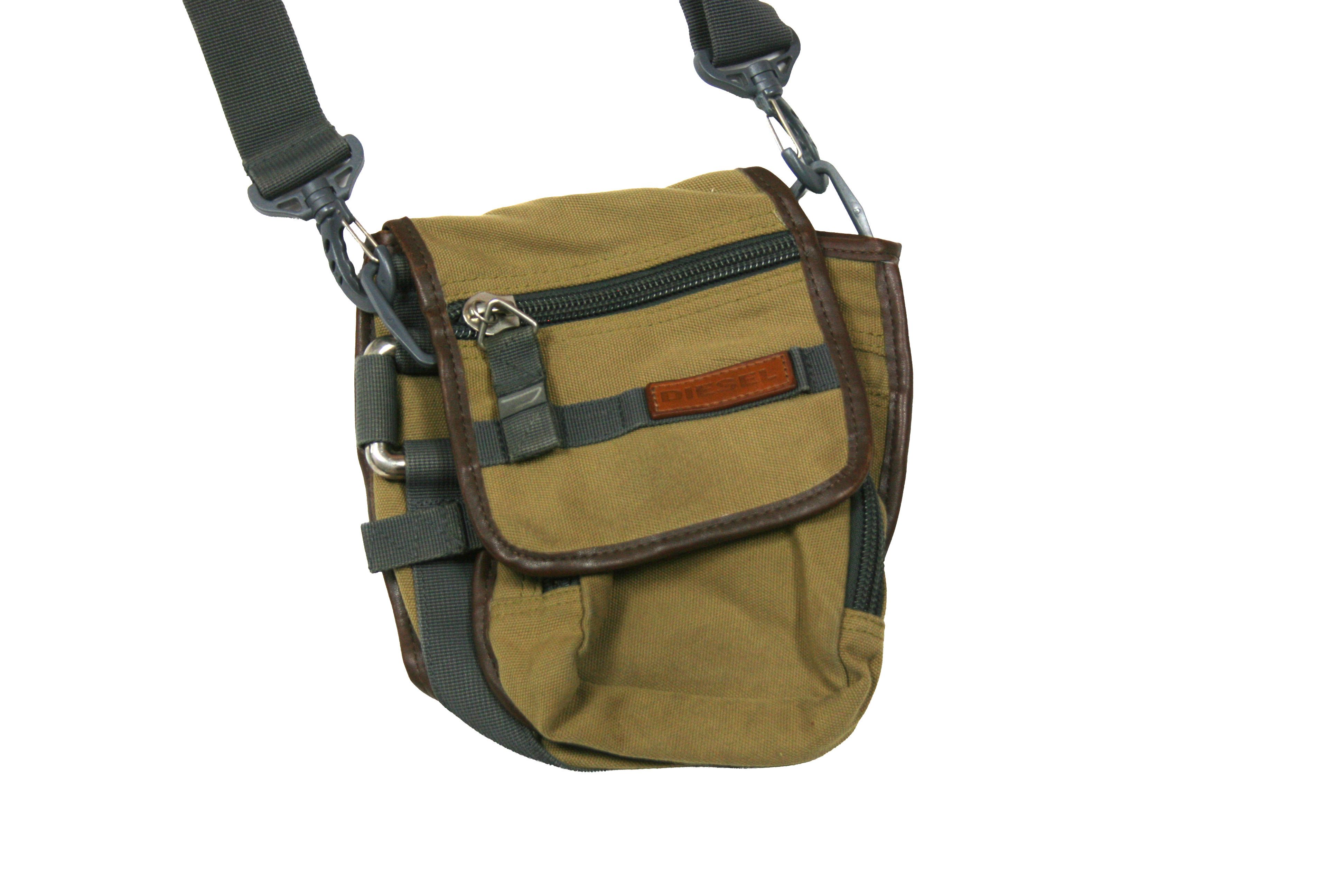 Diesel 00S Military Y2K Spare Parts Crossbody Bag Vintage