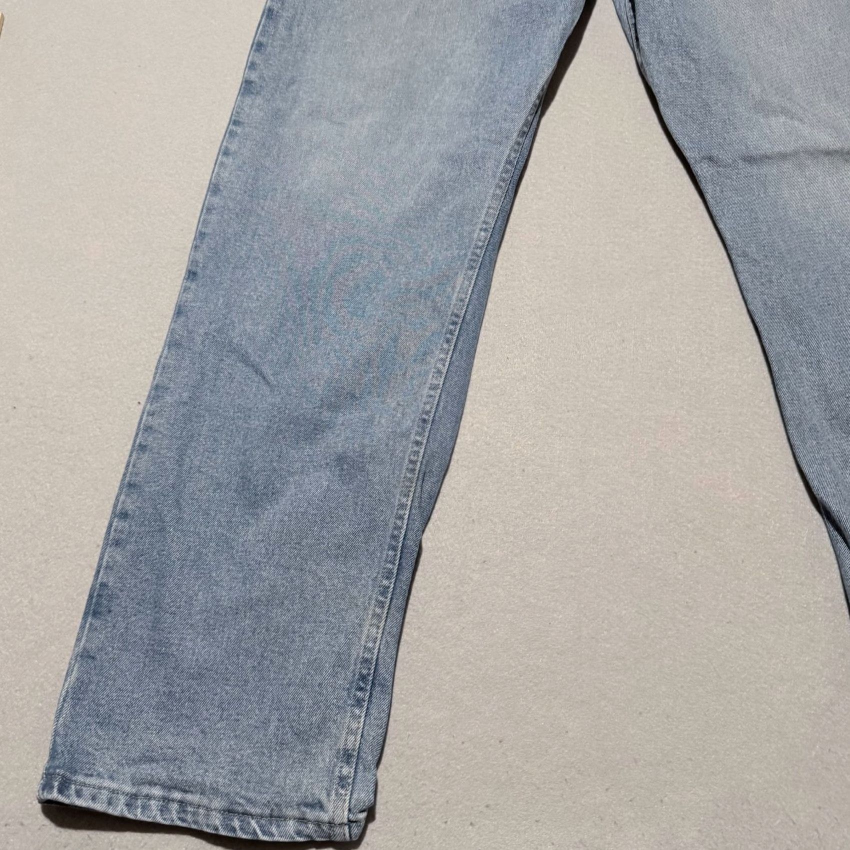 Wrangler Wrangler Jeans Light Wash Denim Comfort Stretch Straight Zip Fly - 38x32 Men Size US 38 / EU 54 - 4 Thumbnail