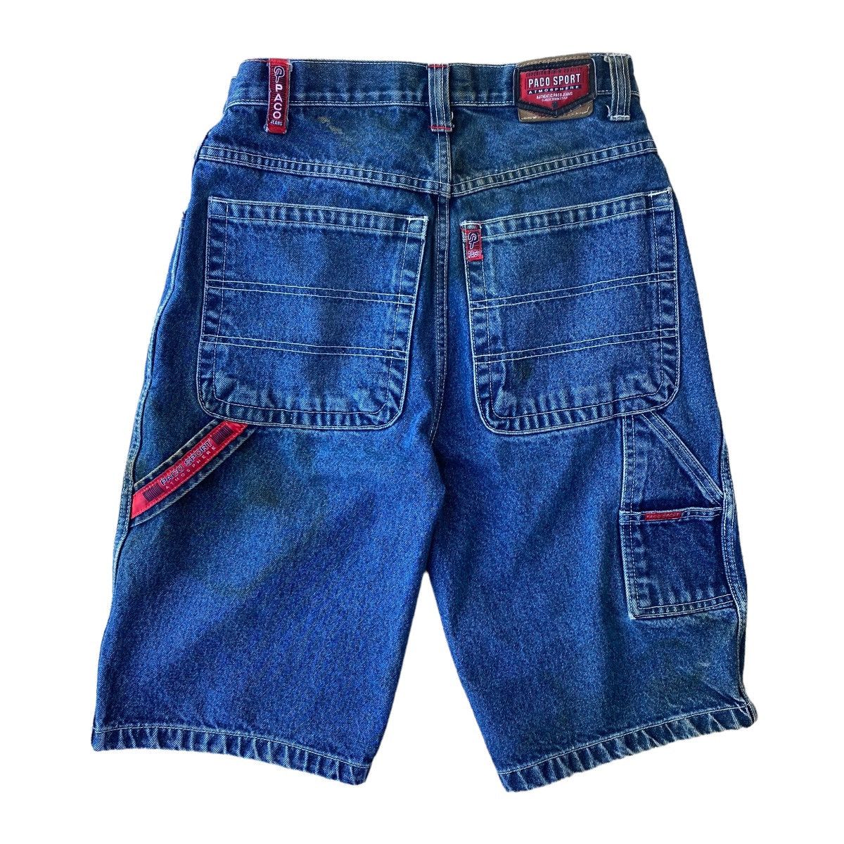 Vintage Paco Sport Y2K Carpenter Jorts Loose Baggy Denim Shorts 00s ...