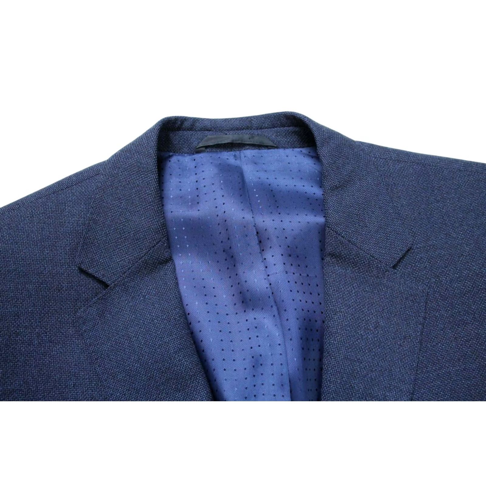 Hugo Boss HUGO BOSS Blazer Men US 38 Wool Melange Single-Breasted Notch Collar Formal Luxury The Sweet87 Regular Size 38R - 5 Thumbnail