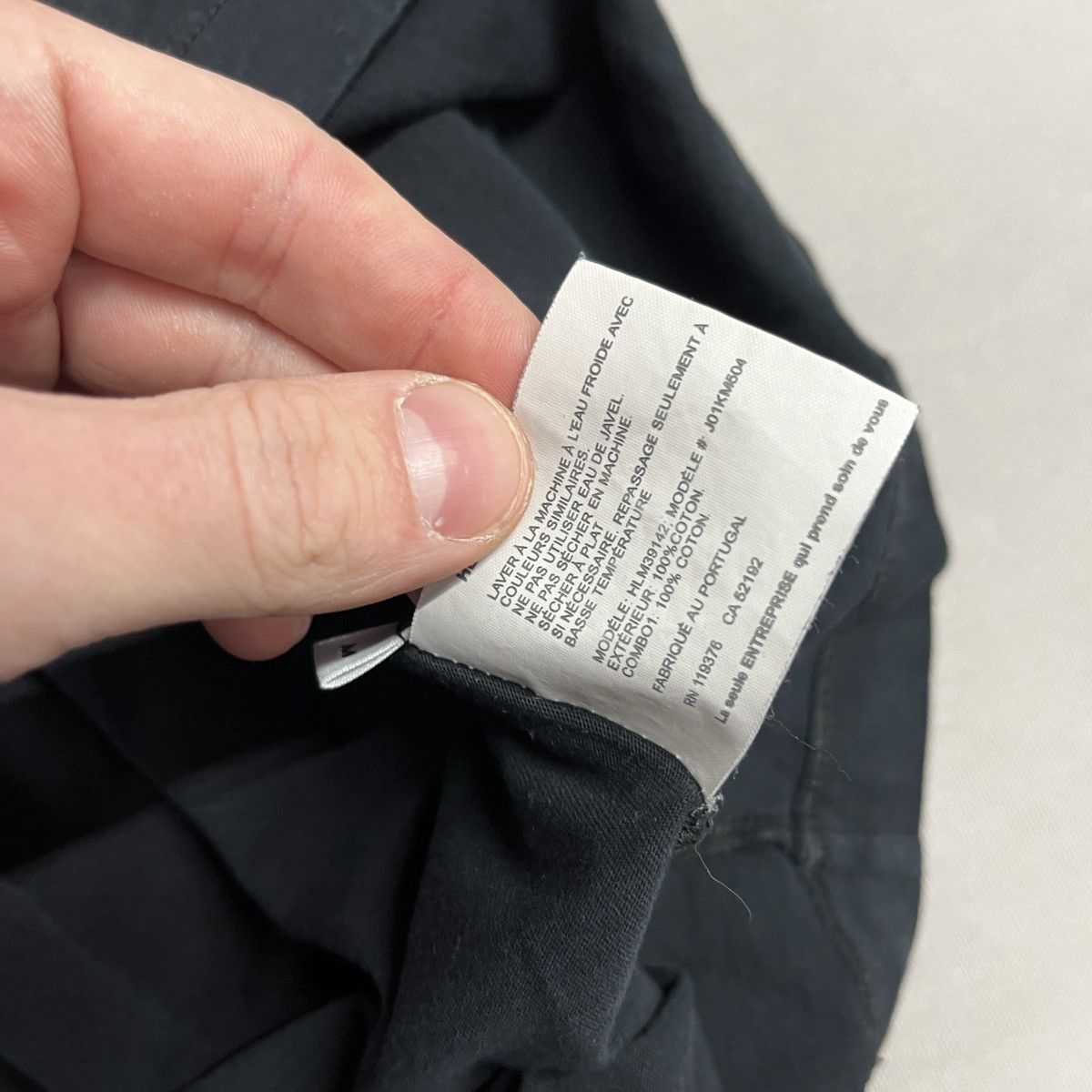 Helmut Lang Helmut Lang Logo Black Tee Size US M / EU 48-50 / 2 - 6 Thumbnail