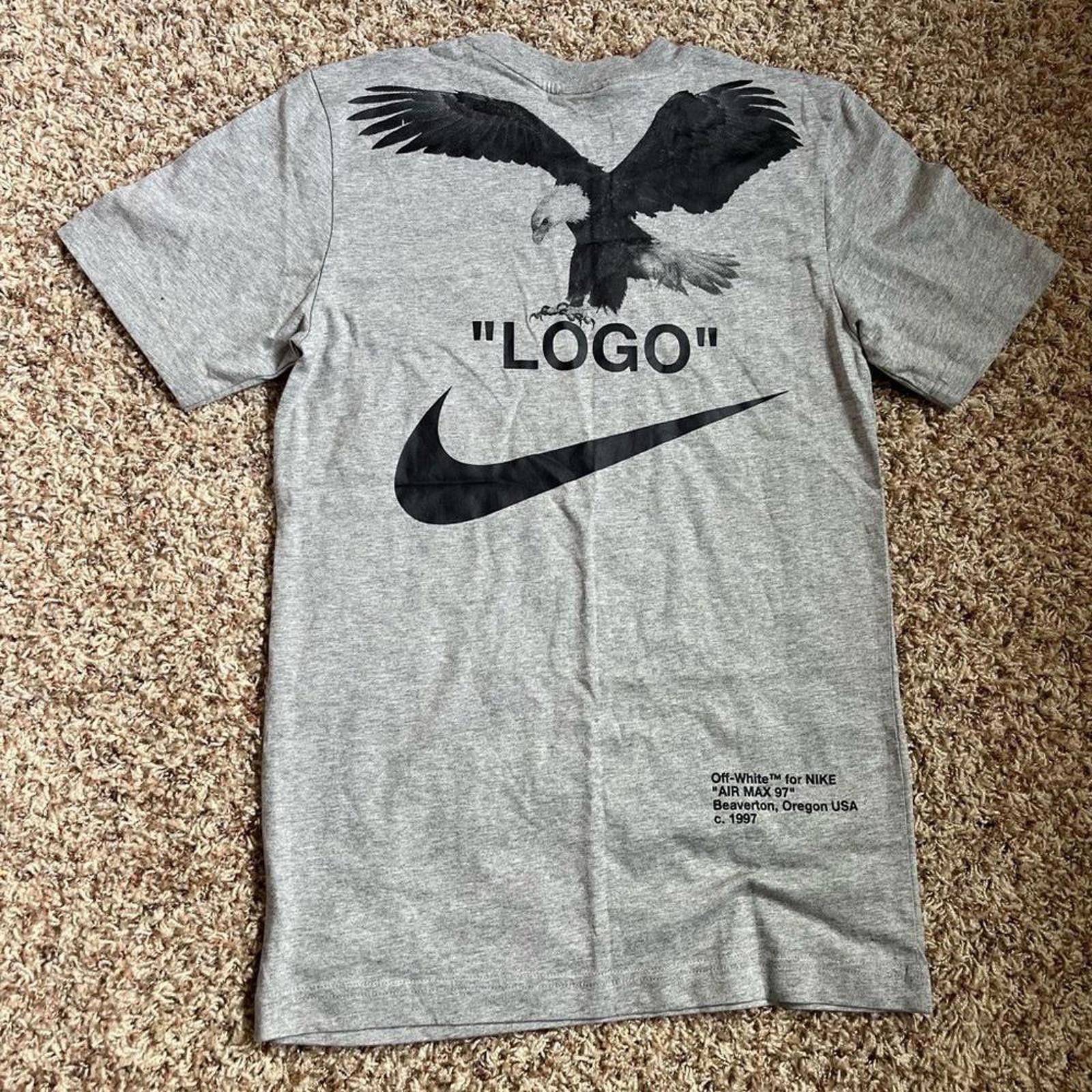 Nike Nike Off-White NRG A6 Tee Ash Grey Size US XS / EU 42 / 0 - 2 Thumbnail