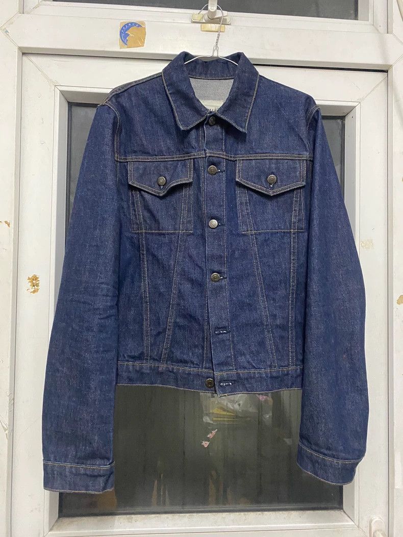 Helmut Lang HELMUT LANG Colorful rubber striped denim jacket Size L / US 10 / IT 46 - 2 Thumbnail