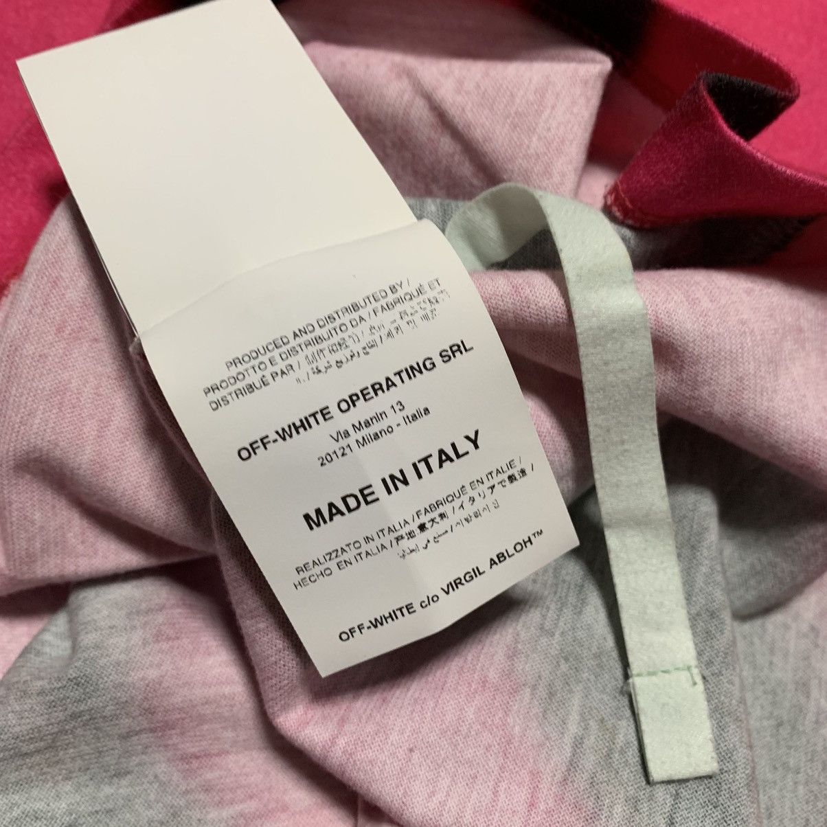 Off-White Off White XS Pink Tie Dye Black Tee Virgil Abloh Size US XS / EU 42 / 0 - 8 Thumbnail
