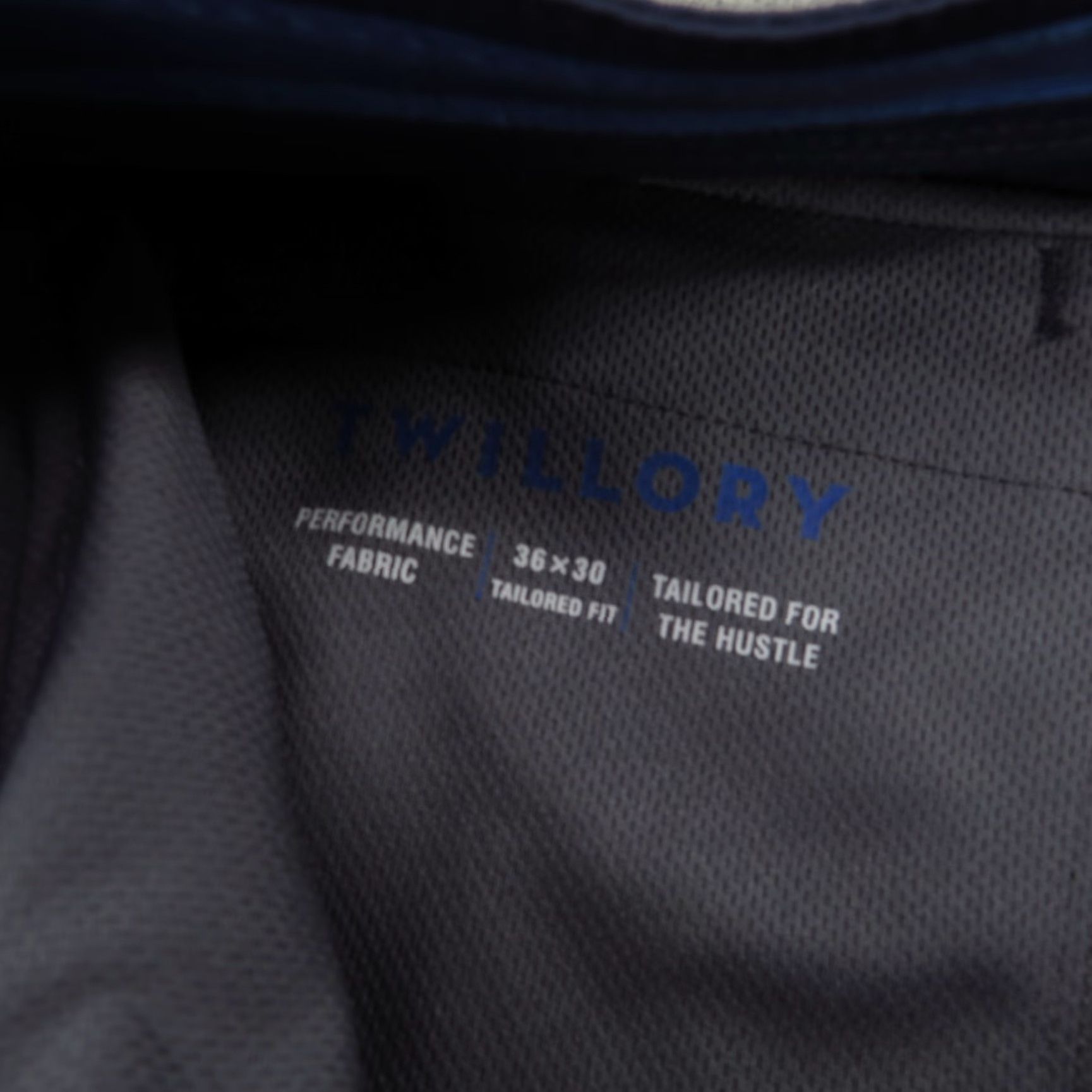 Vintage Twillory Pants Mens 36x30 Tailored Fit Navy 5 Pocket Performance Travel Flex Chino Straight 36 Regular Blue Mens Size US 36 / EU 52 - 7 Thumbnail