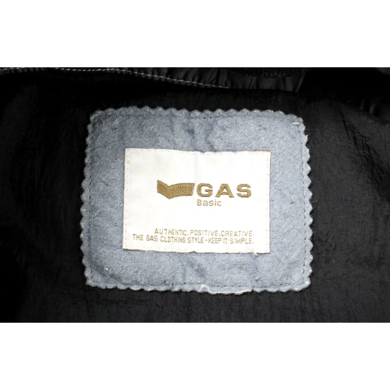 GAS GAS Pure Duck Down Jacket Men's LARGE Quilted Bomber Insulated Ribbed Trims Size US L / EU 52-54 / 3 - 7 Thumbnail