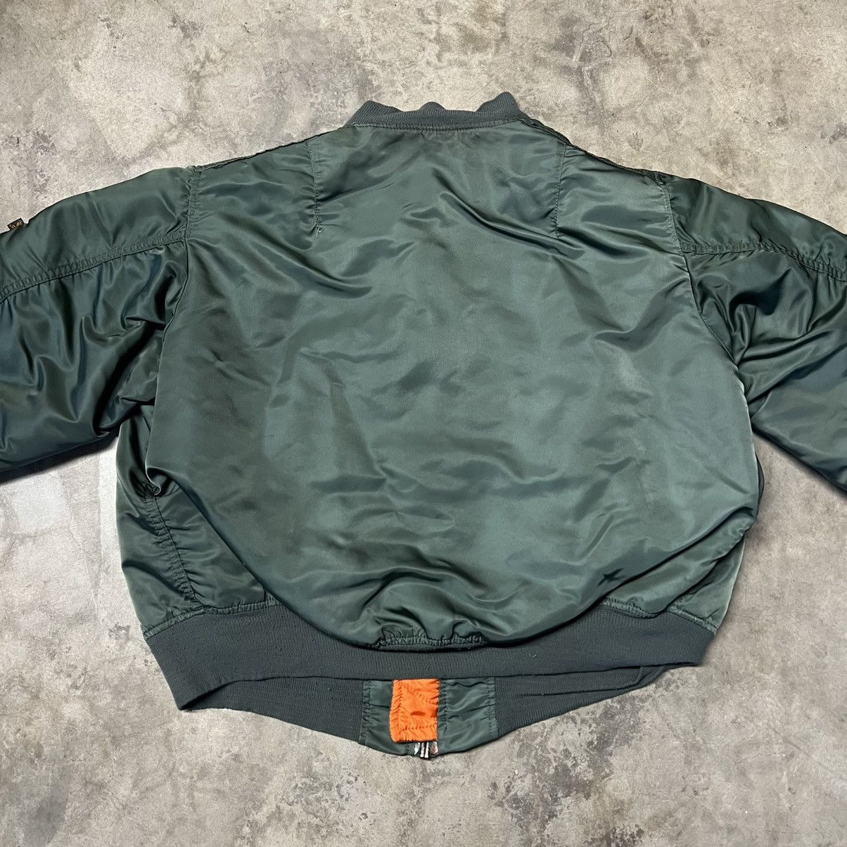Alpha Industries × Vintage Vintage Alpha Industries 🇺🇸 MA-1 U.S. Military Bomber Jacket Size US XXL / EU 58 / 5 - 6 Thumbnail