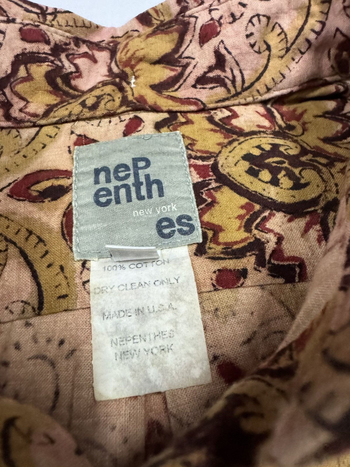 Engineered Garments × Needles × Nepenthes Vtg🔥Nepenthes New York 3/4 Button Pullover Shirt Size US M / EU 48-50 / 2 - 16 Thumbnail