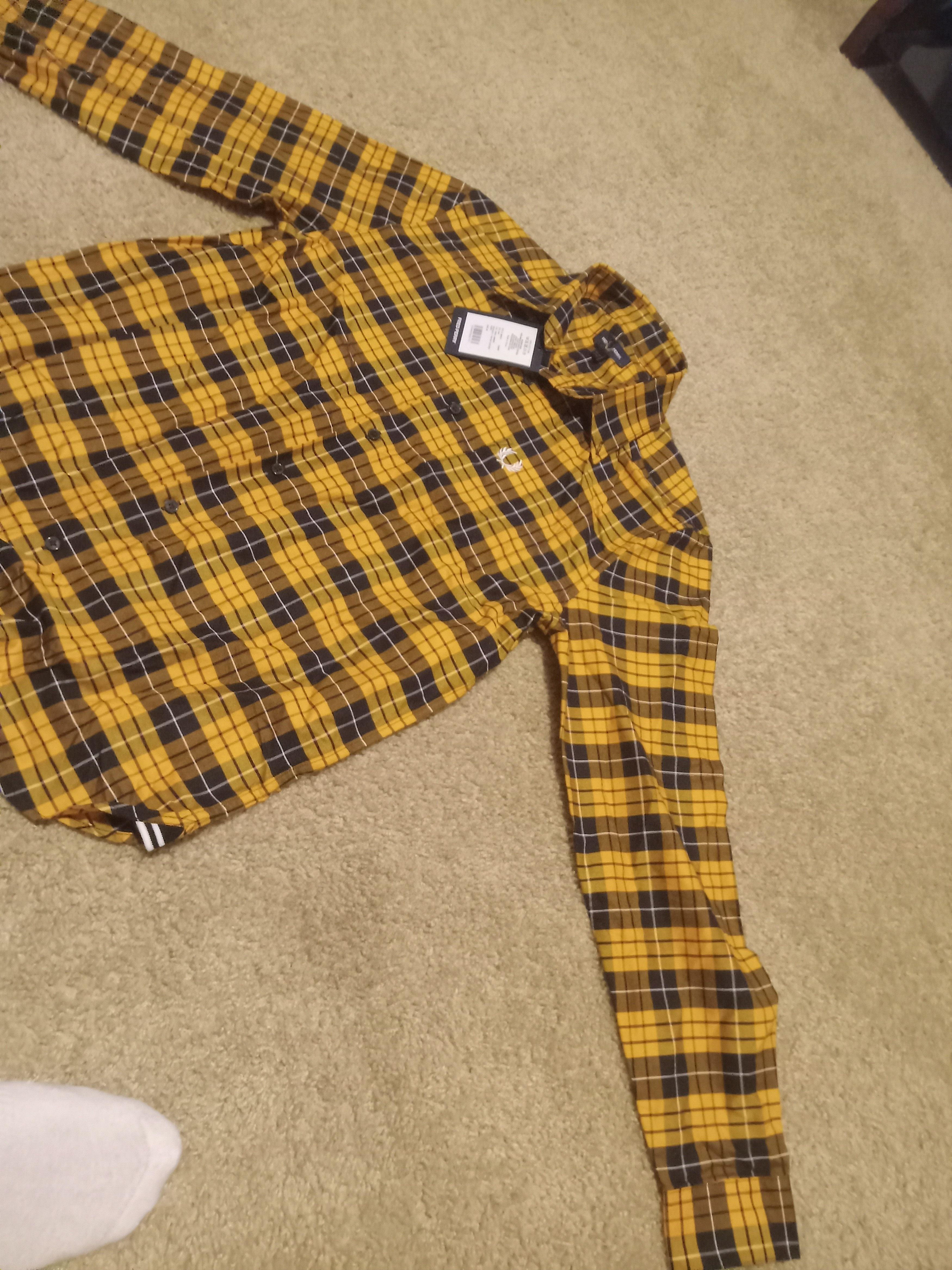 Fred Perry Tartan Oxford Shirt Size US M / EU 48-50 / 2 - 4 Thumbnail