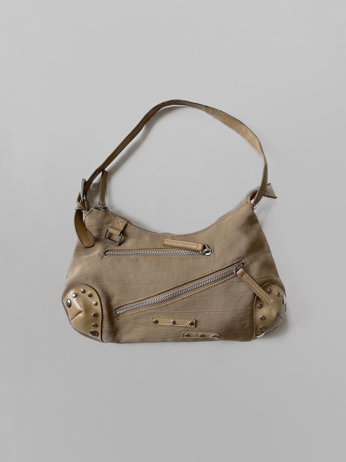 Designer × Vintage Vintage Y2K zip pocket shoulder bag Size ONE SIZE - 1 Thumbnail