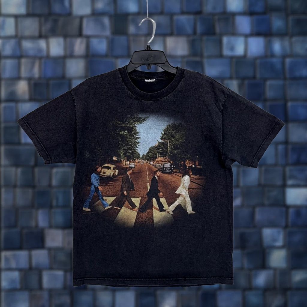 Vintage Vintage Beatles Shirt Mens Medium Abbey Road Graphic Rock Band Music John Lennon Size US M / EU 48-50 / 2 - 1 Thumbnail