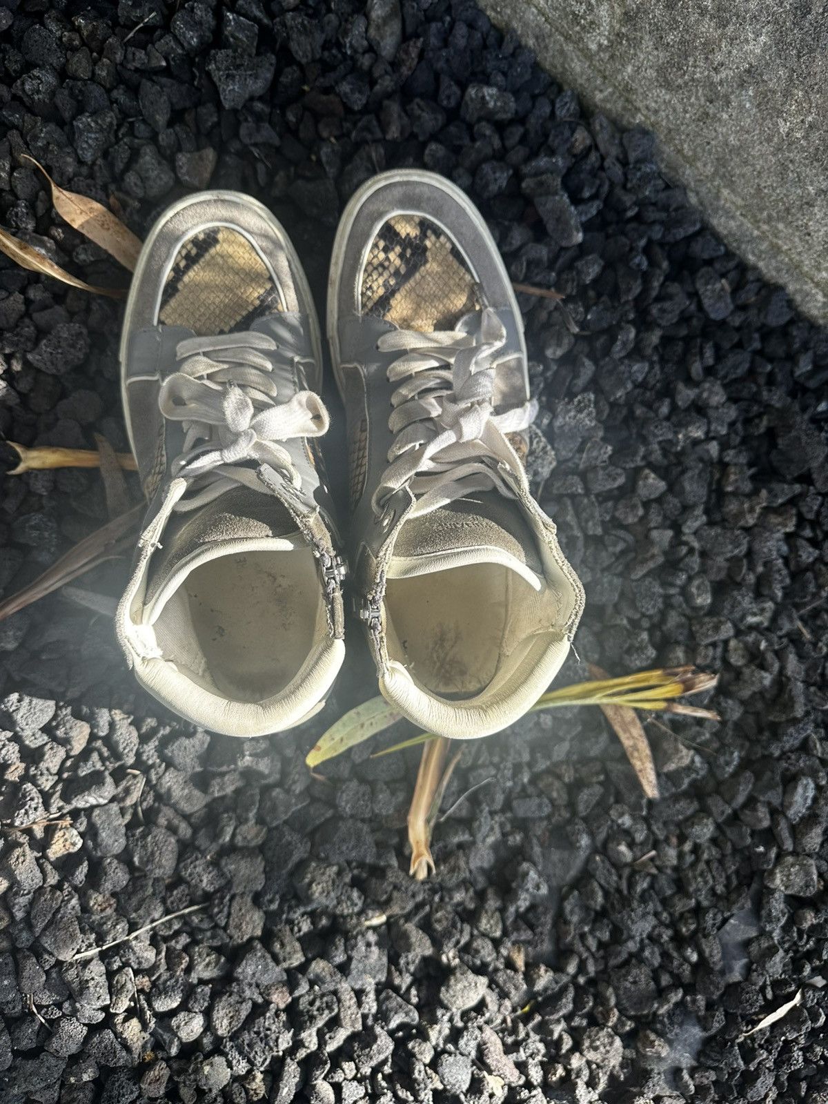 Zadig & Voltaire Snakeskin Hi-Tops Size US 8 / EU 41 - 3 Thumbnail