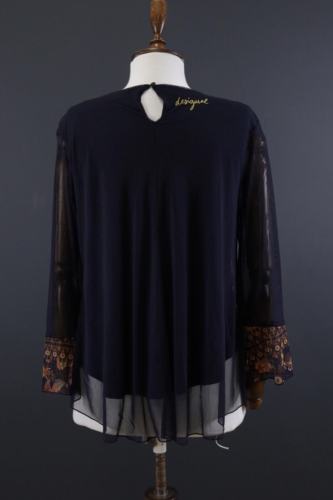 Desigual Desigual Multicolour Barocco J acquard Blouse Layered Size L Size L / US 10 / IT 46 - 6 Thumbnail