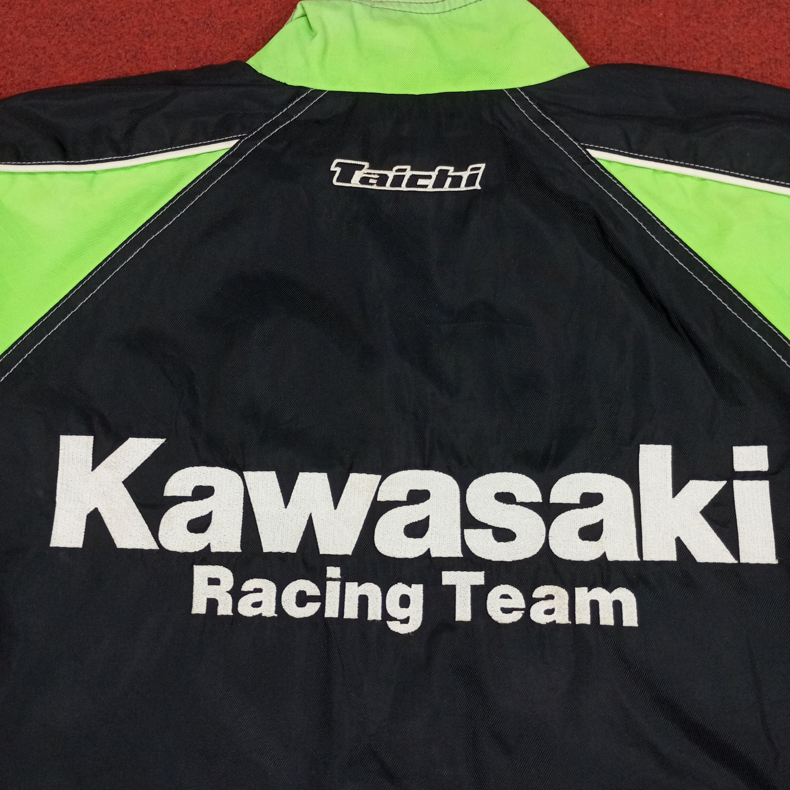 Japanese Brand × Vintage Kawasaki Racing Team Japanese Motorcycle Brand Jacket Size US L / EU 52-54 / 3 - 2 Thumbnail