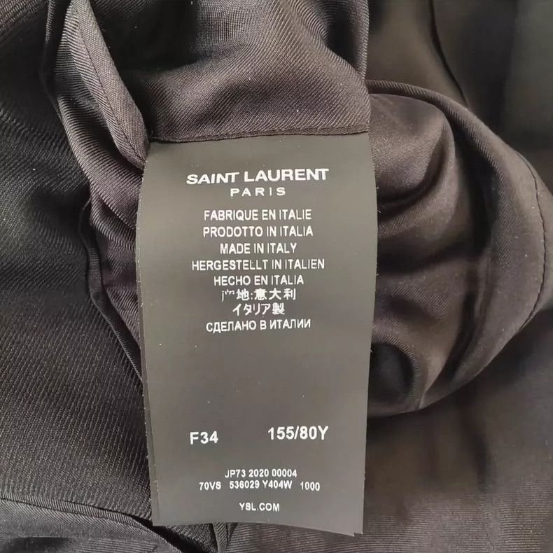 Other Saint Laurent Smoking Single Button Jacket-2507 Size US S / EU 44-46 / 1 - 8 Thumbnail