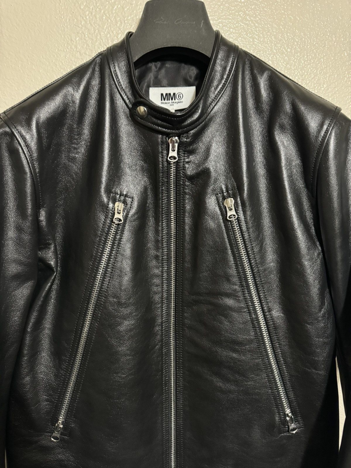 Maison Margiela Maison Margiela 5 Zip Leather Jacket Size US M / EU 48-50 / 2 - 3 Thumbnail