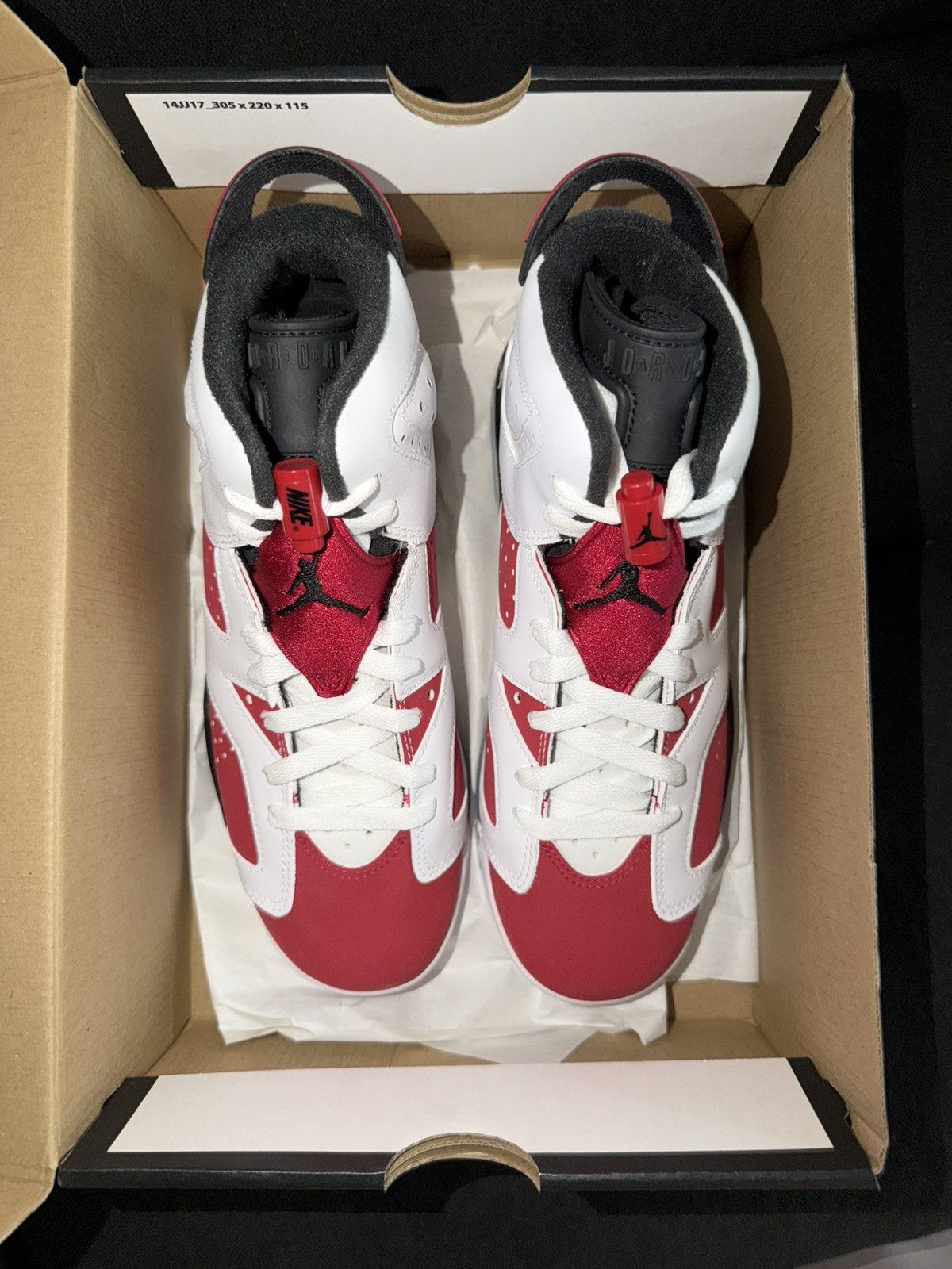 Jordan Brand Jordan 6 Retro Carmine Size US 6 / EU 39 - 2 Thumbnail