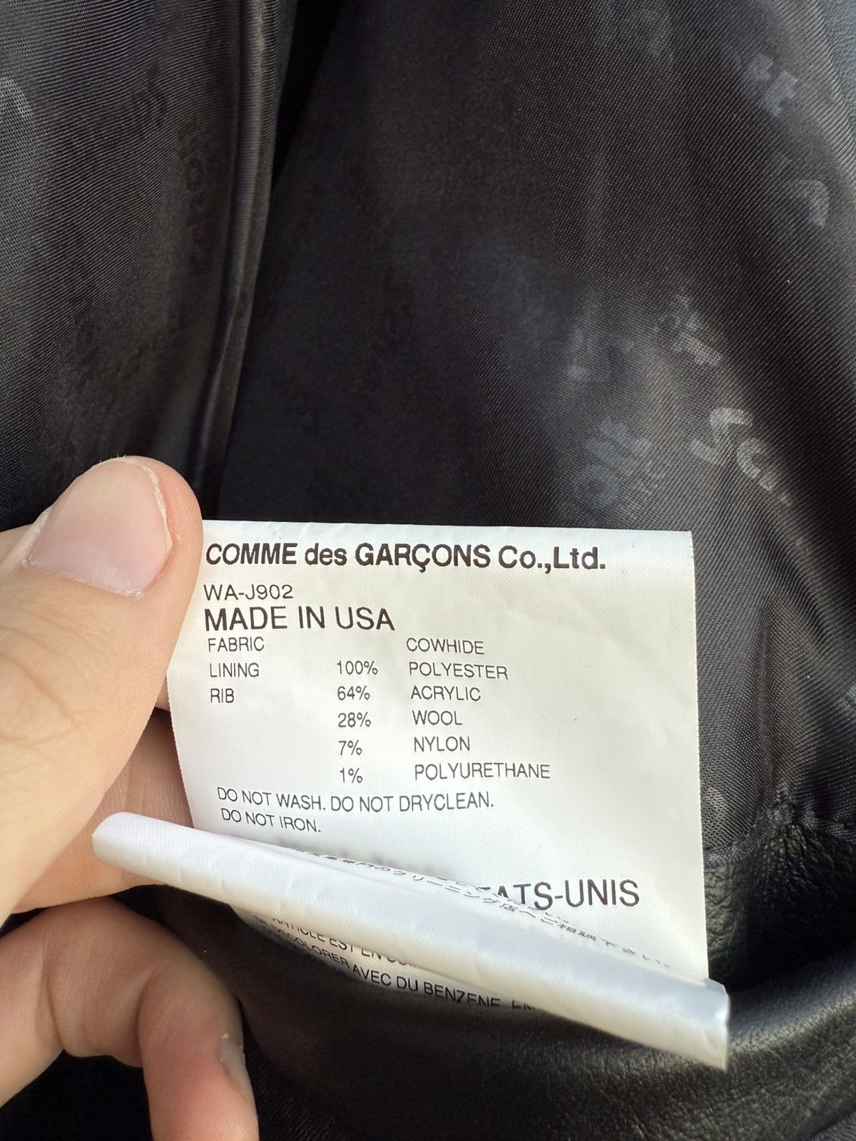 Junya Watanabe Junya Watanabe eYe Schott Leather Stadium Jacket Size US L / EU 52-54 / 3 - 7 Thumbnail