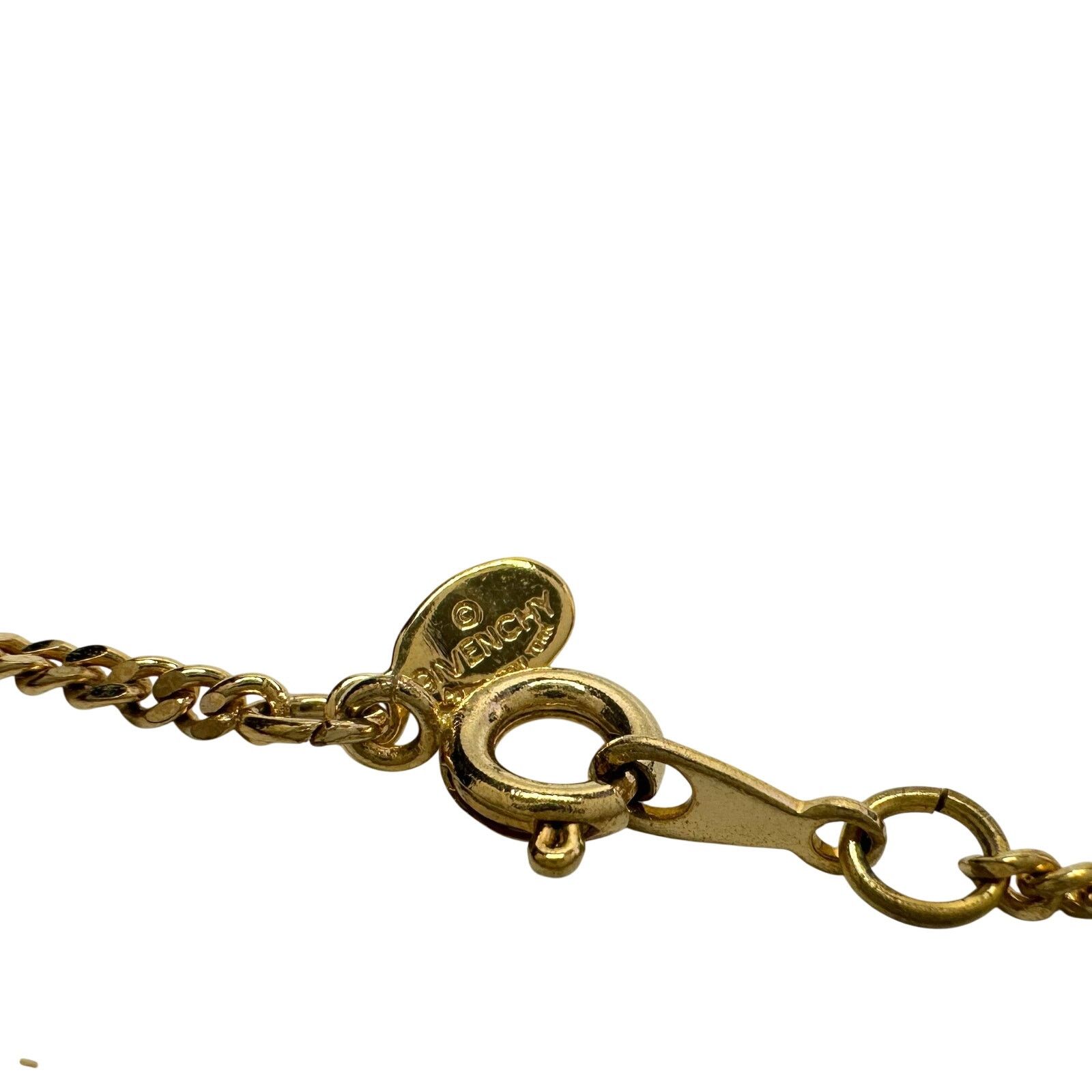 Givenchy Vintage Givenchy Gold Plated Fleur-De-Lis Pendant Necklace Size ONE SIZE - 5 Thumbnail