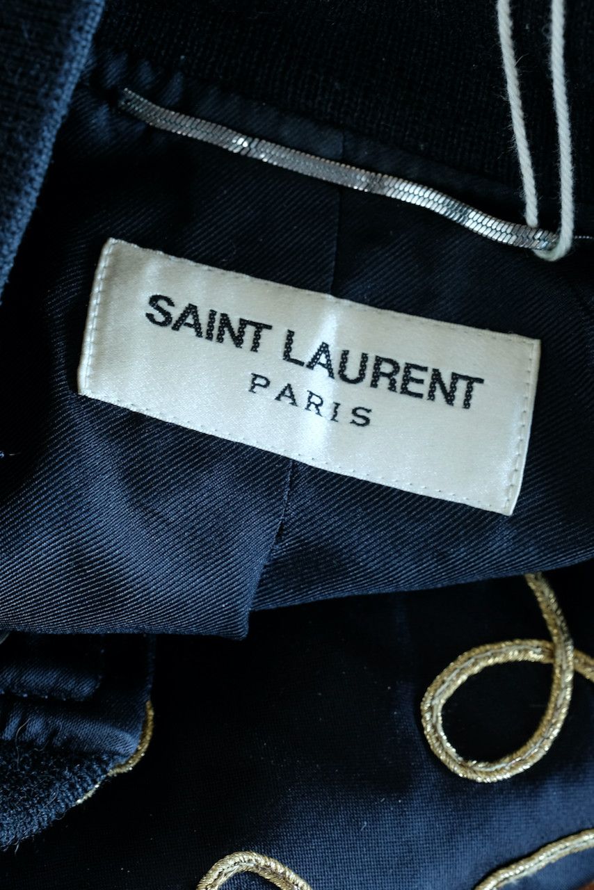 Hedi Slimane × Saint Laurent Paris Saint Laurent Paris Napoleon Jacket Gold Souvenir Teddy SS15 Size US S / EU 44-46 / 1 - 7 Thumbnail