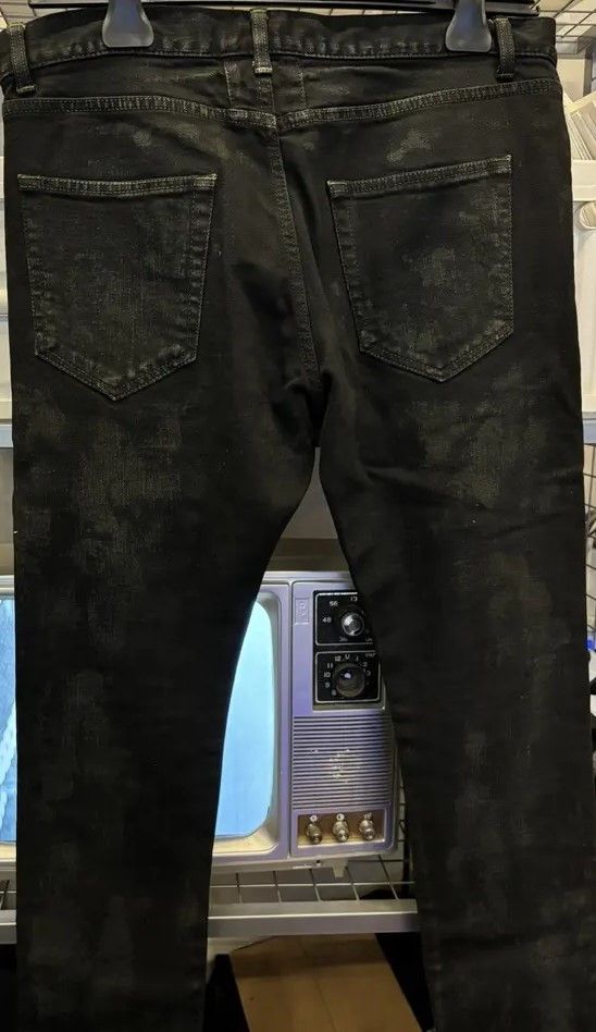 Saint Laurent Paris Saint Laurent Black chain jeans Size US 33 - 2 Thumbnail
